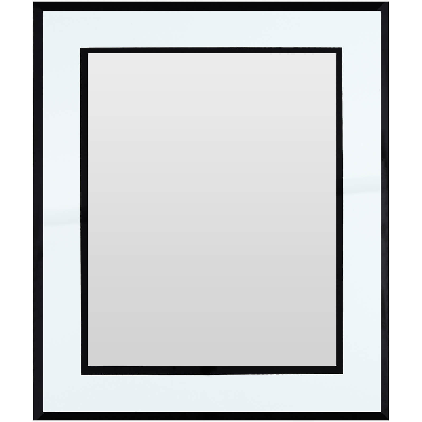 Image of 8 x 10 Photo Frame - Mirrored/Black