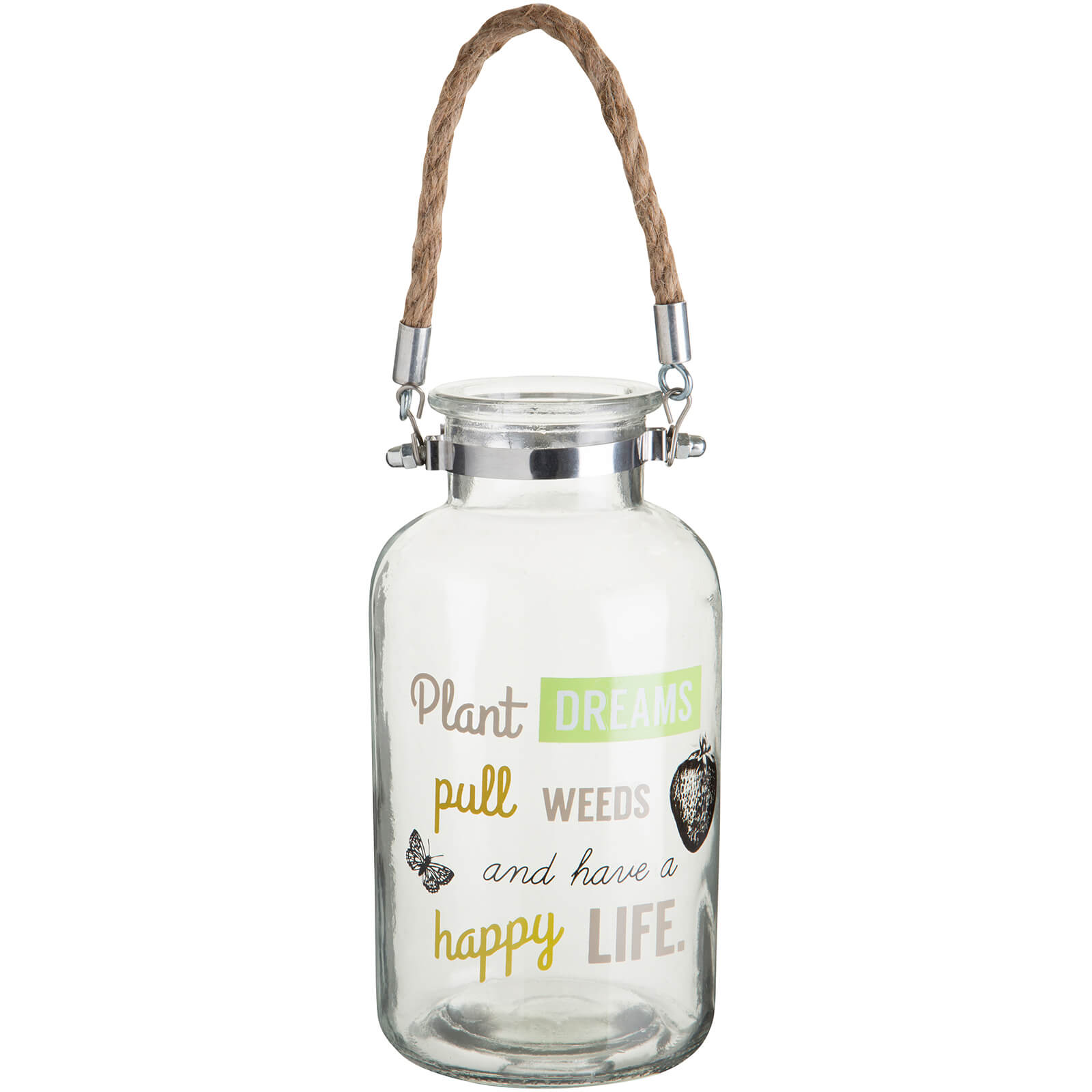 Artists Garden Glass Lantern