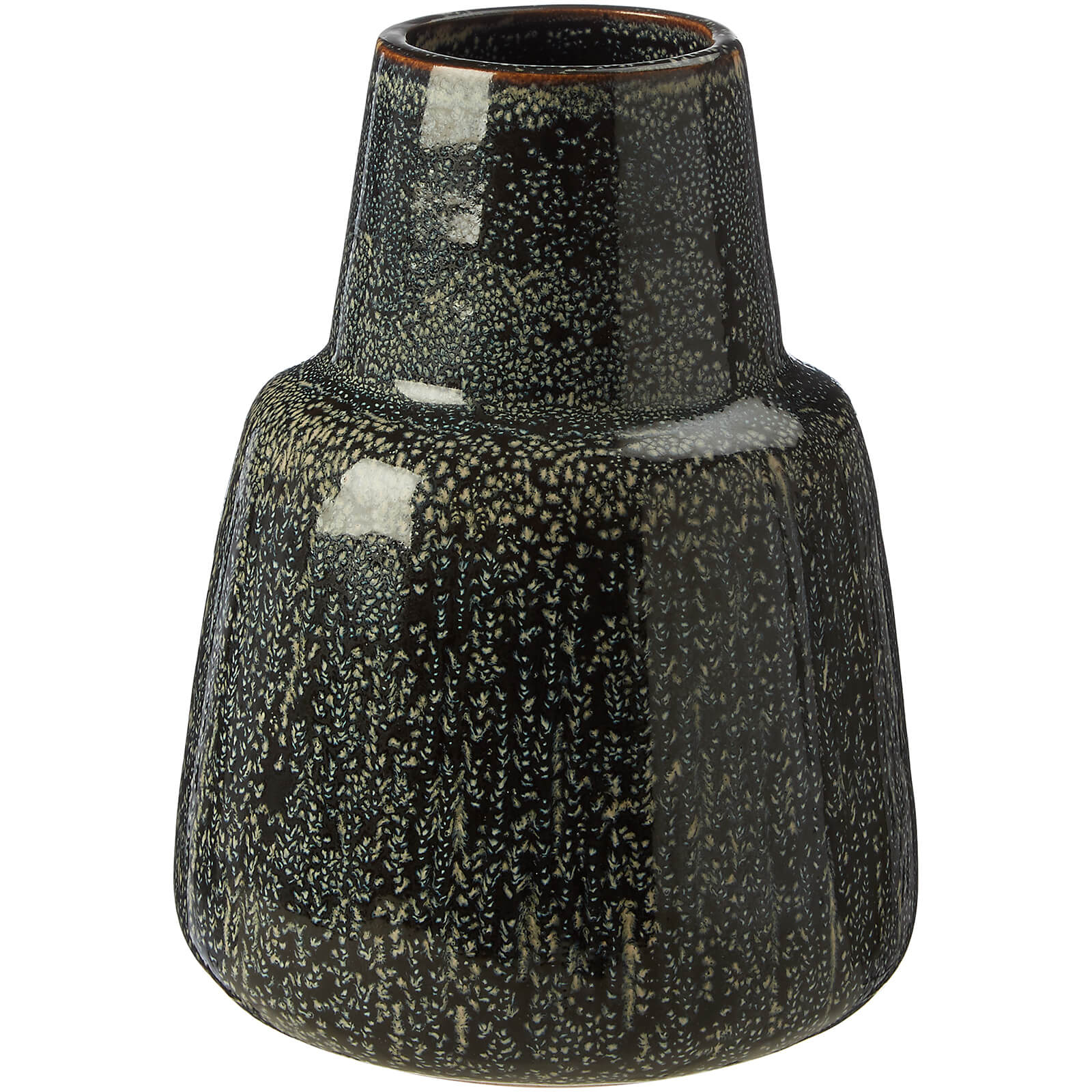 Image of Blue Speckled Kondo Vase - Small