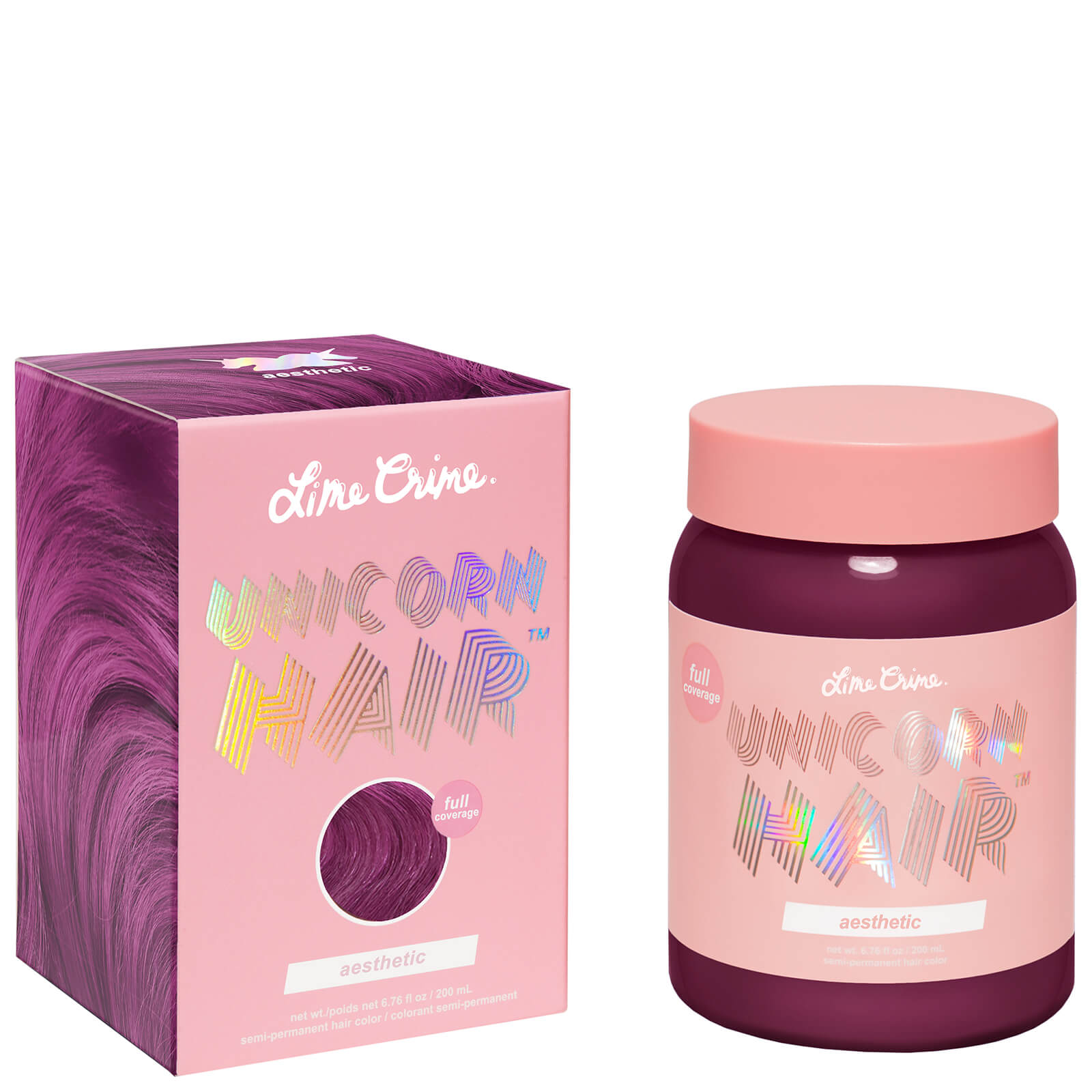 

Lime Crime Unicorn Hair Full Coverage Tint 200ml (Various Shades) - Aesthetic