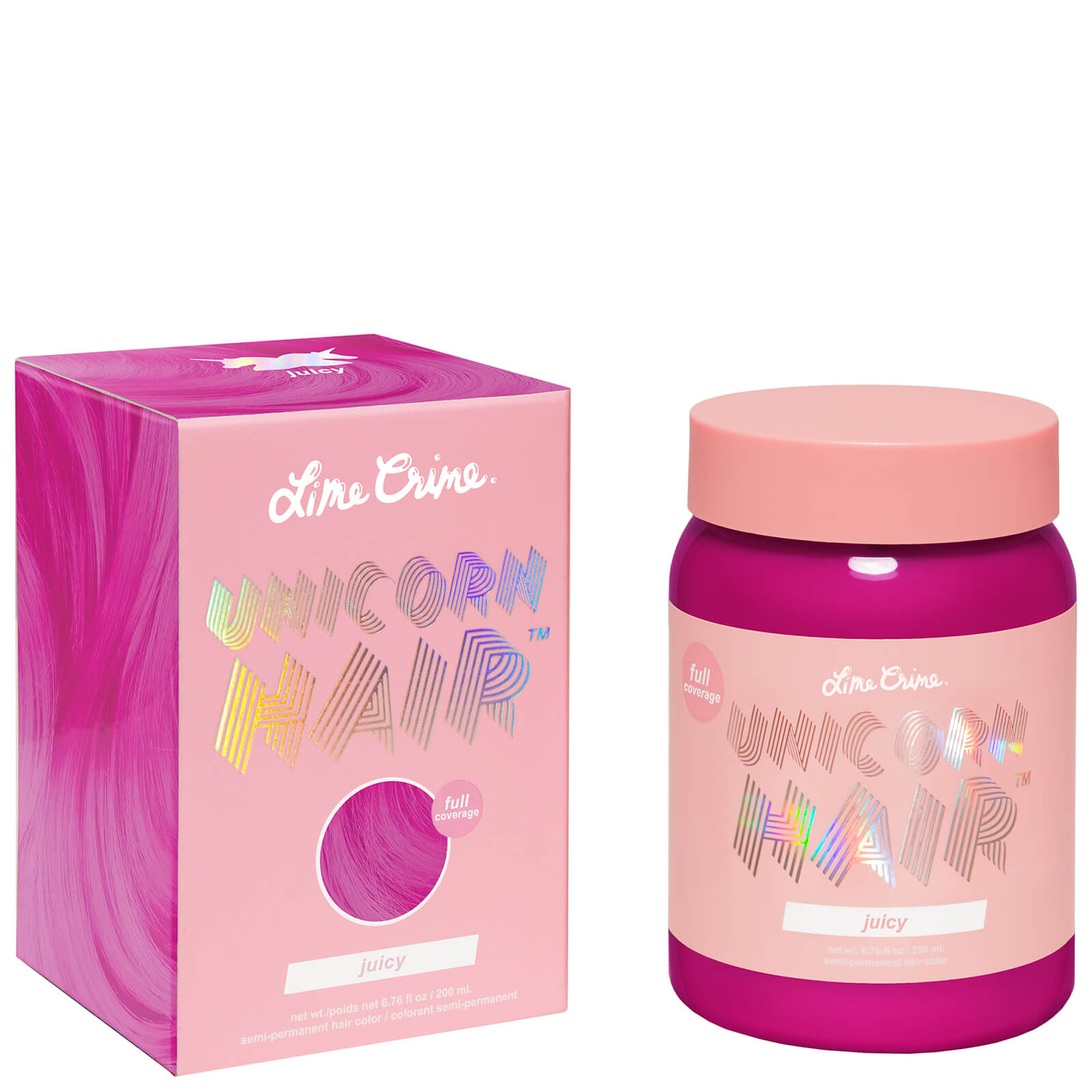 

Lime Crime Unicorn Hair Full Coverage Tint 200ml (Various Shades) - Juicy