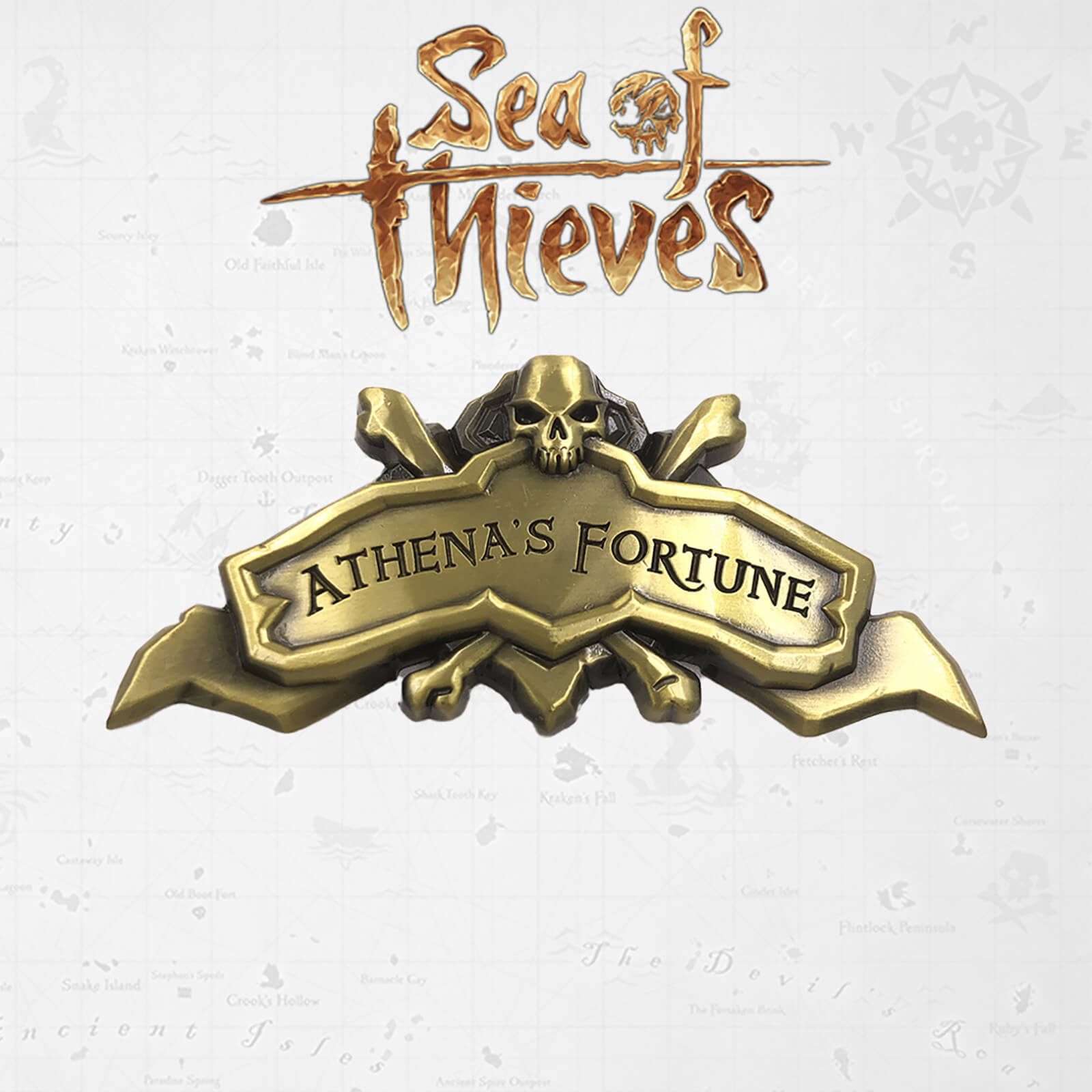 Image of Sea of Thieves Athena's Fortune Ship Plaque Limited Edition Replica