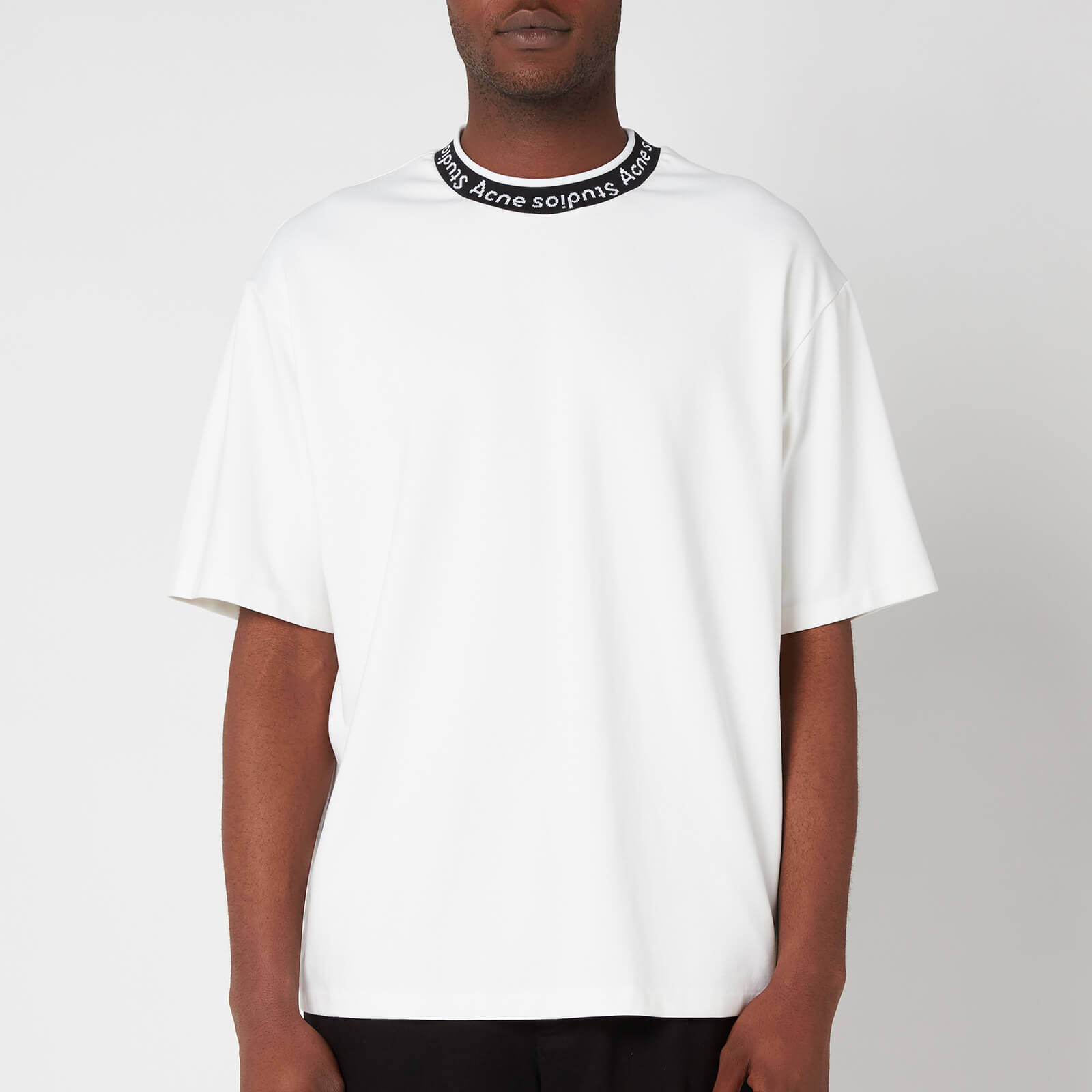 Acne Studios Men's Logo Binding T-Shirt - Optic White - M