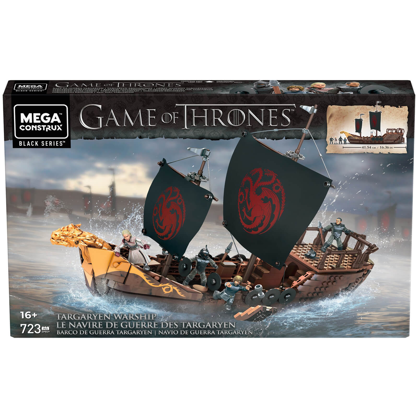 Game of Thrones Targaryan Ship Playset
