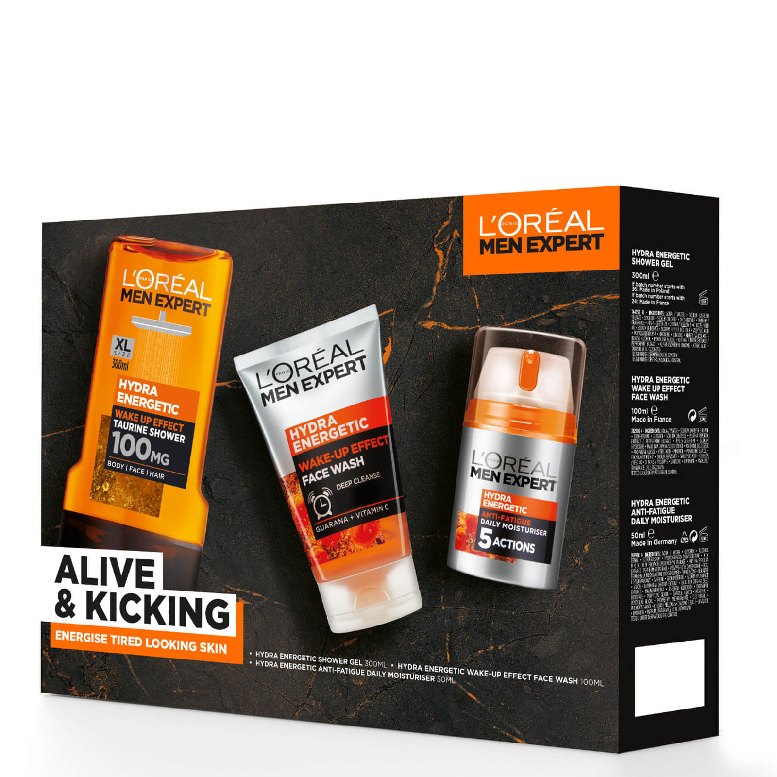 

L'Oreal Paris Men Expert Alive and Kicking 3 Piece Gift Set for Him