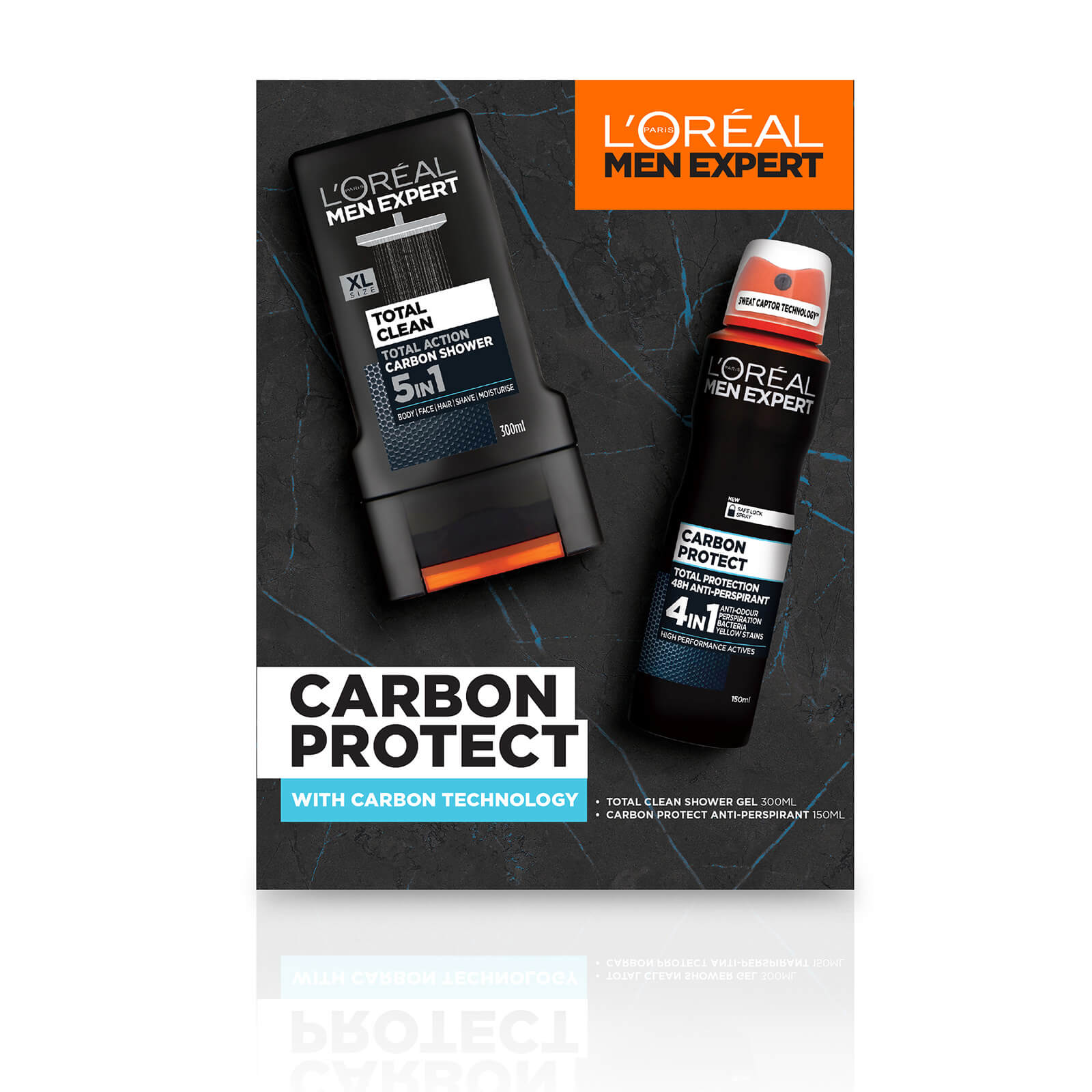 L'Oreal Men Expert Carbon Protect 2 Piece Gift Set for Him