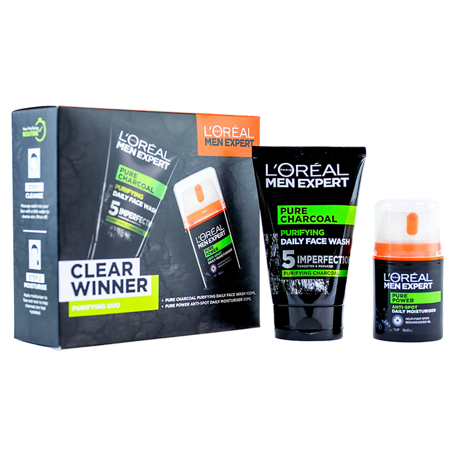 

L'Oreal Men Expert Clear Winner Purifying Duo Gift Set for Him