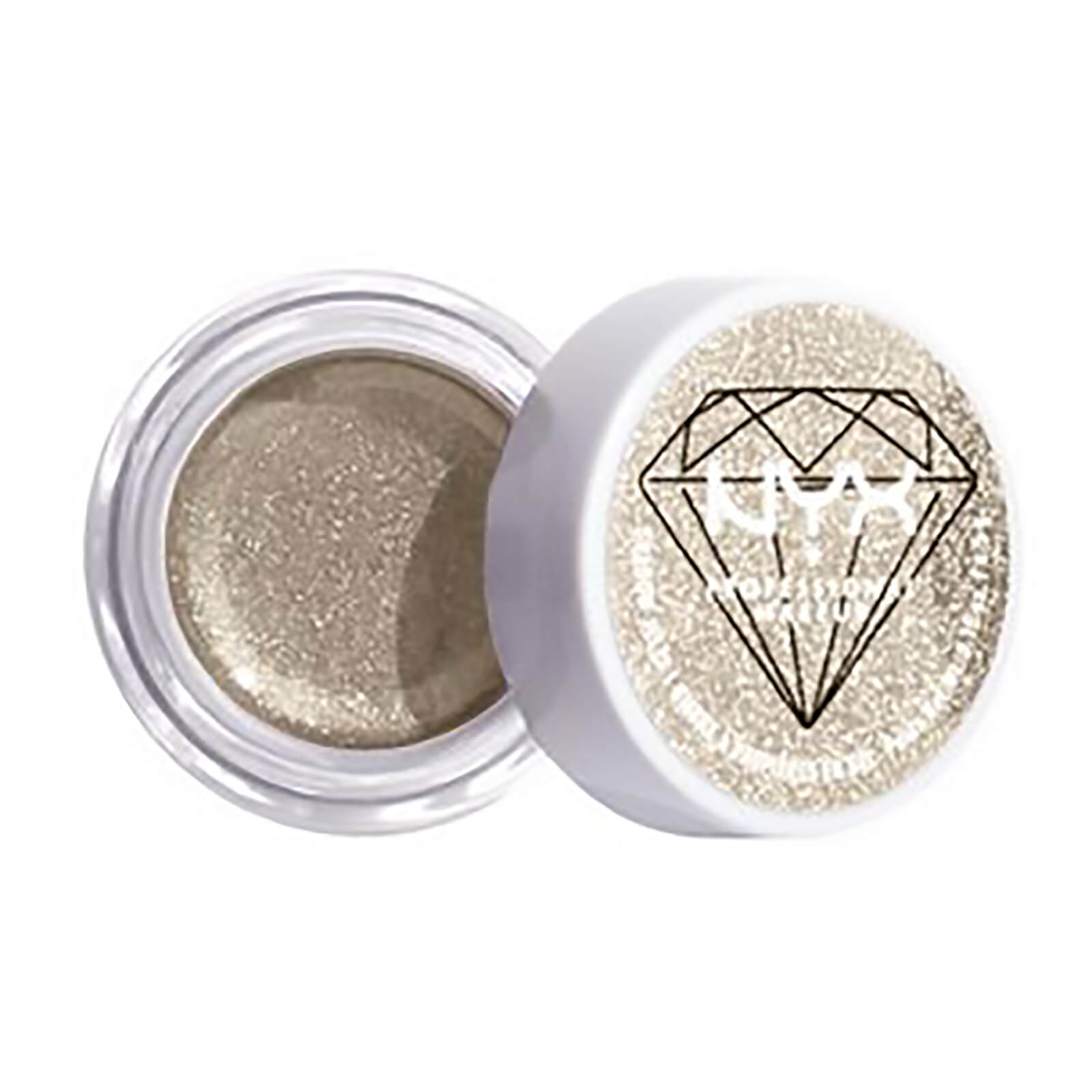

NYX Professional Makeup Diamonds & Ice Please Shadow Jelly Glitter Eye Shadow (Various Shades) - A Lister Silver