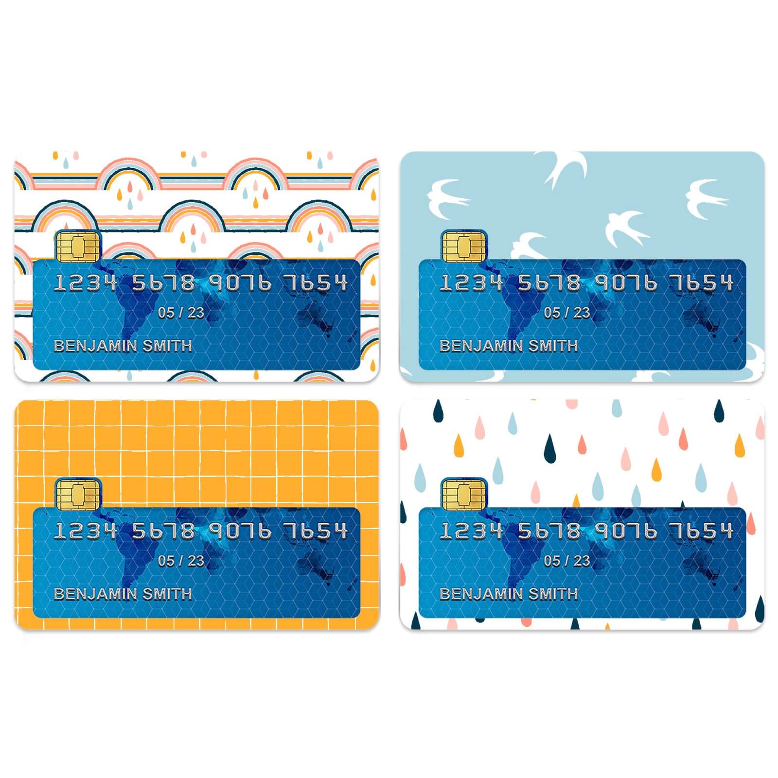 Rainbow Credit Card Covers