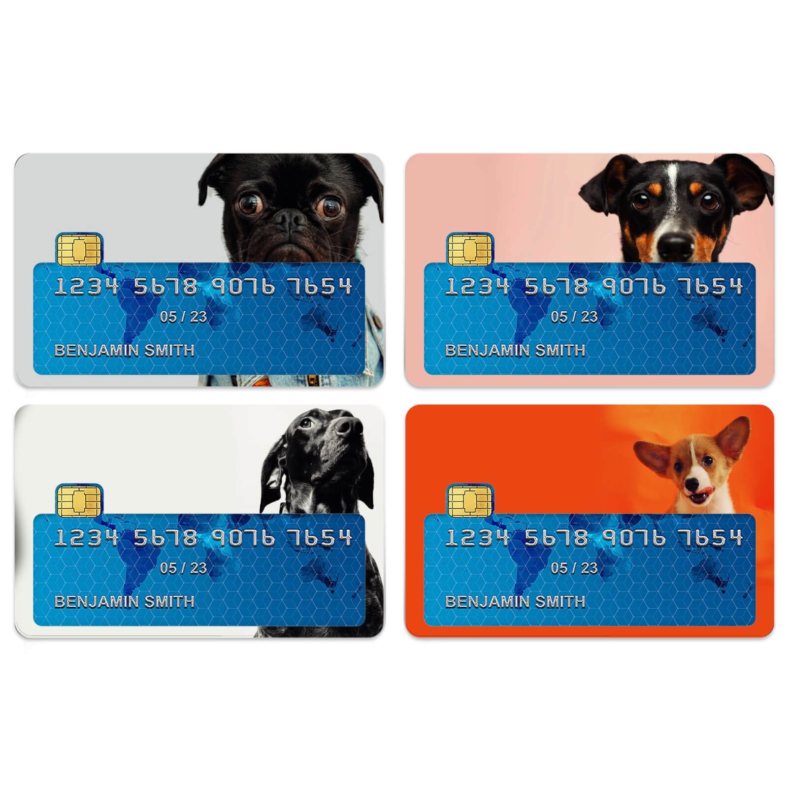 Dog Medley Credit Card Covers
