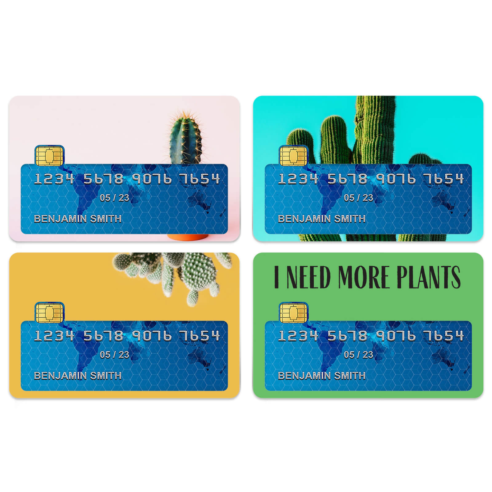 I Need More Plants Credit Card Covers