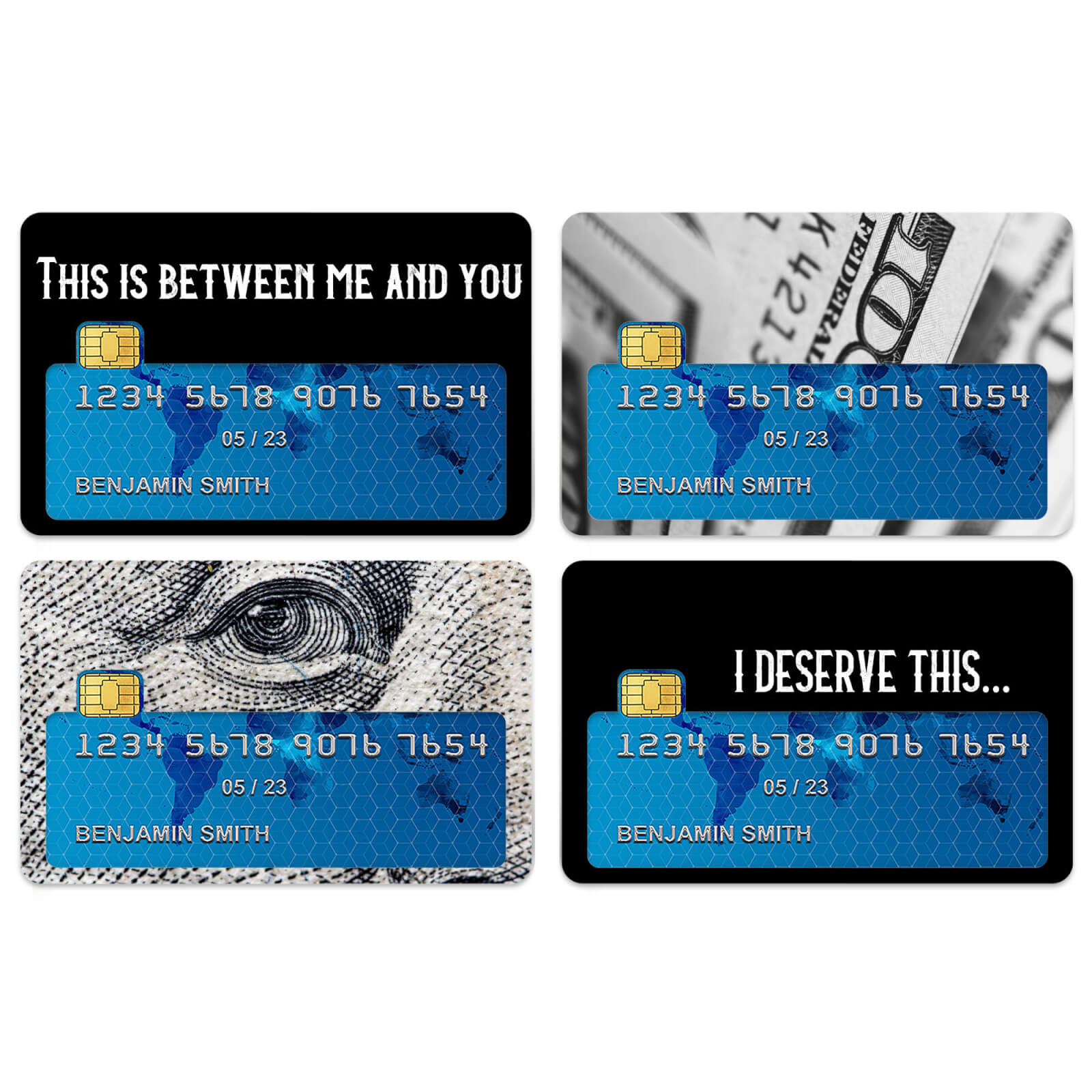 I Deserve This... Credit Card Covers
