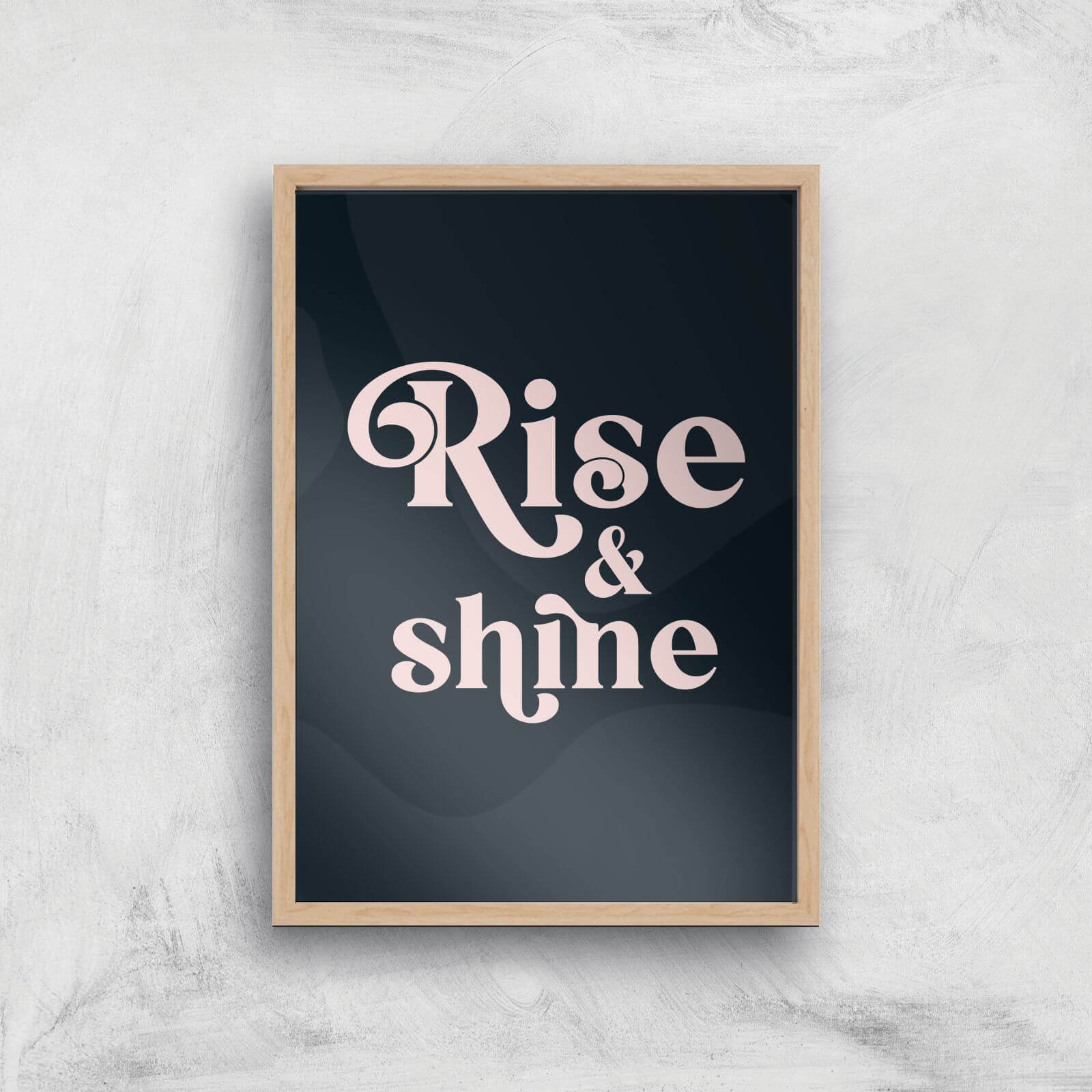 Hermione Chantal Rise And Shine Giclee Art Print - A4 - Wooden Frame