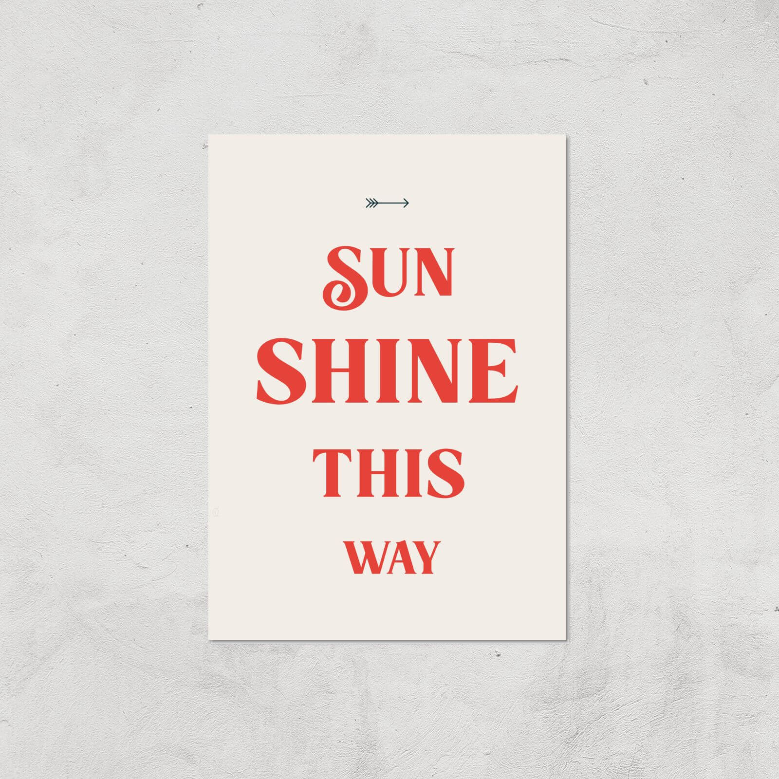 Hermione Chantal Sunshine This Way Giclee Art Print - A4 - Print Only