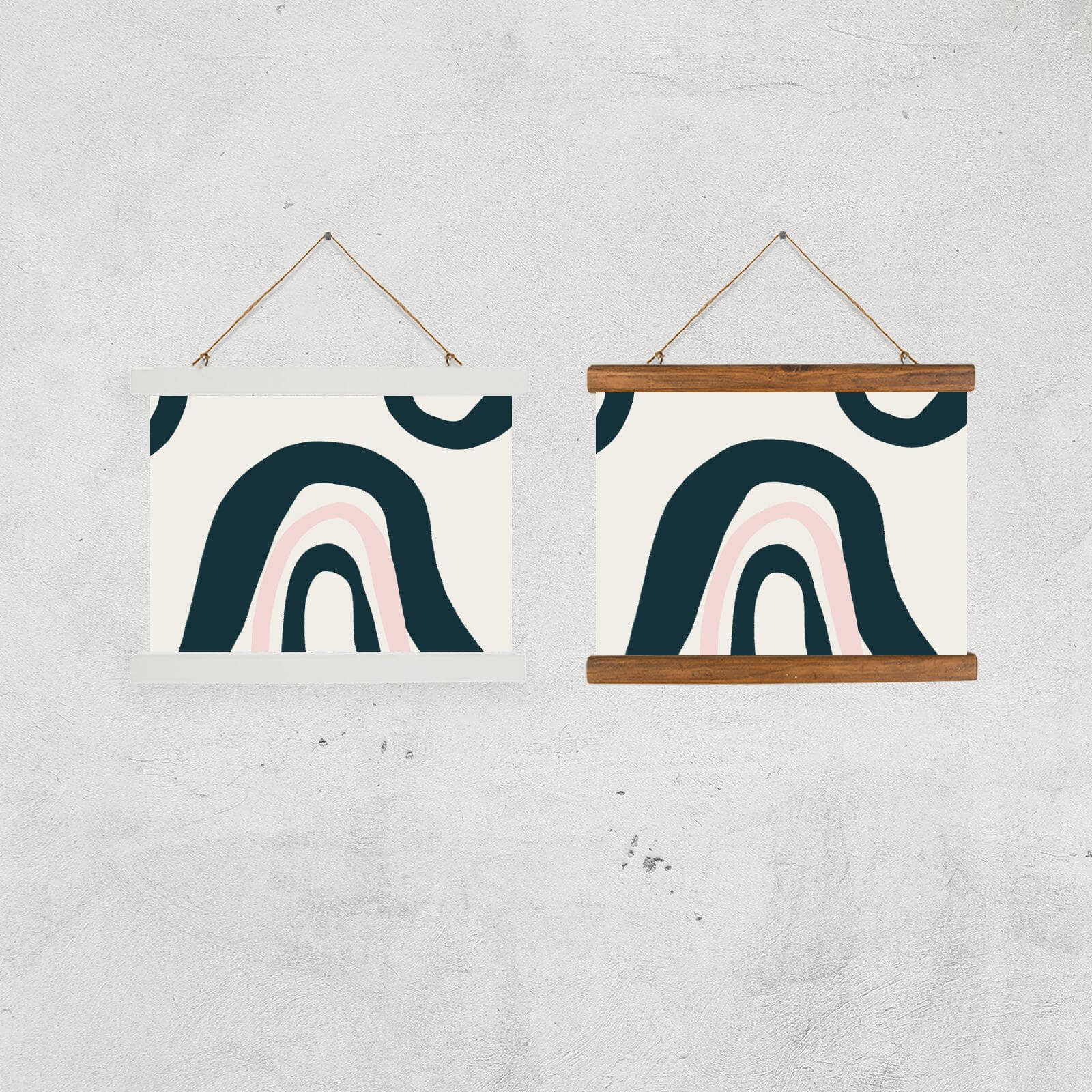 Hermione Chantal Rainbow Giclee Art Print - A2 - Black Frame