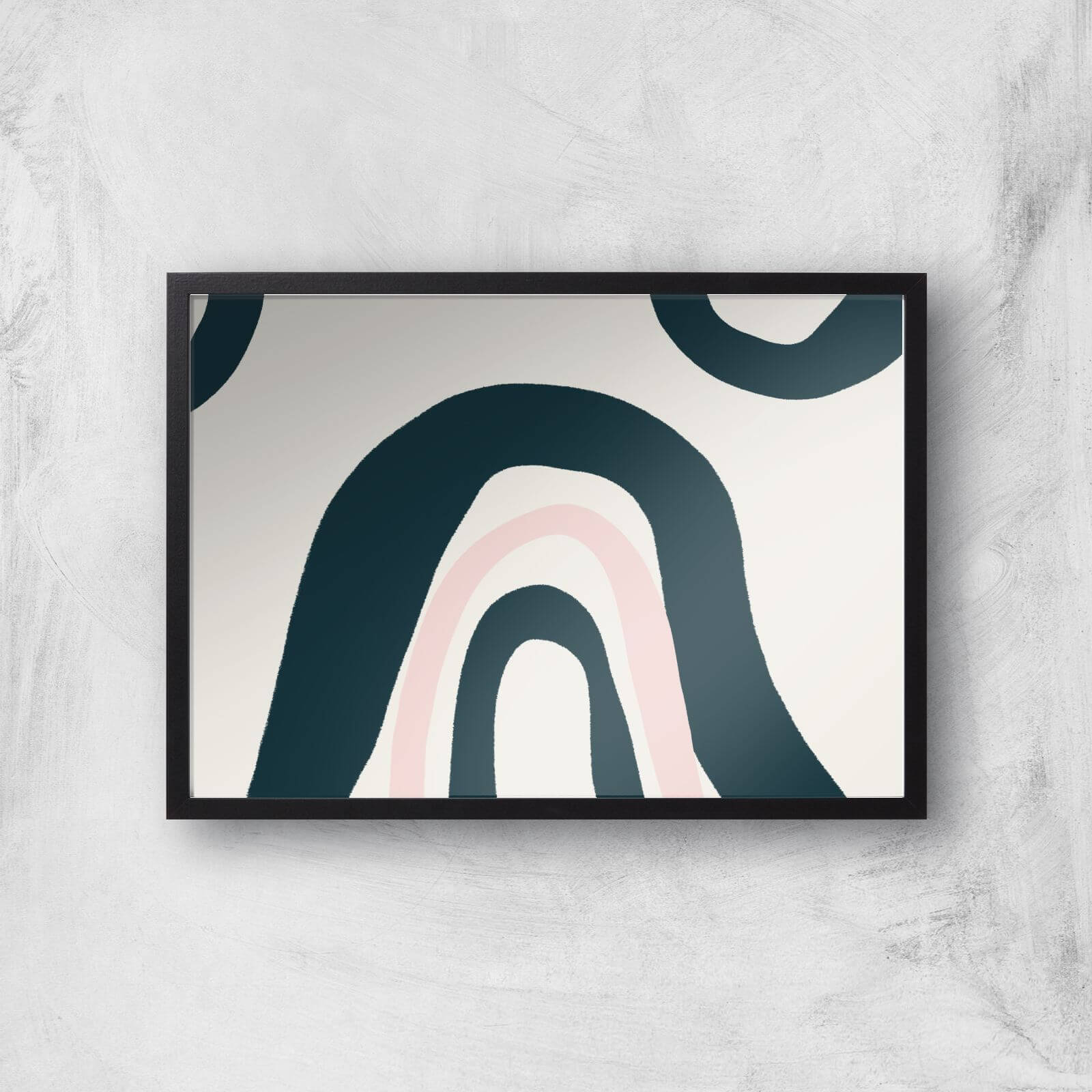 Hermione Chantal Rainbow Giclee Art Print - A2 - Black Frame