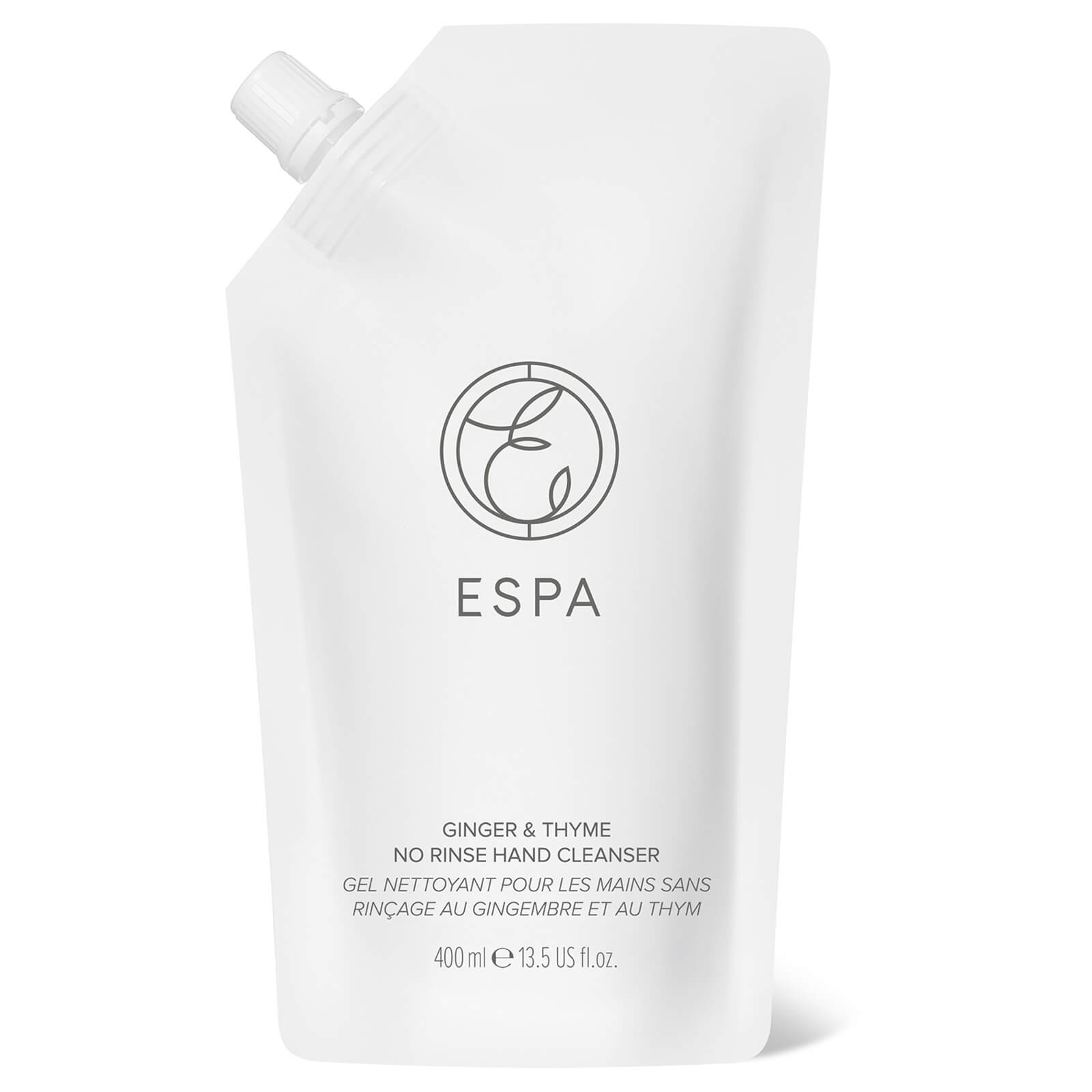 ESPA Essentials No Rinse Hand Cleanser 400ml - Ginger and Thyme