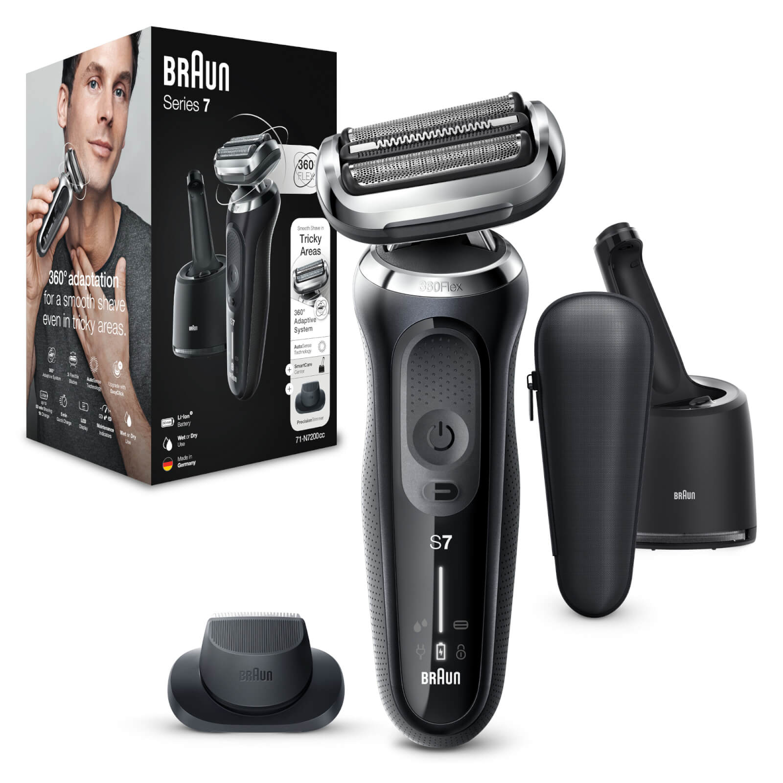 

Braun Series 7, 70-N7200cc Electric Shaver, Noir