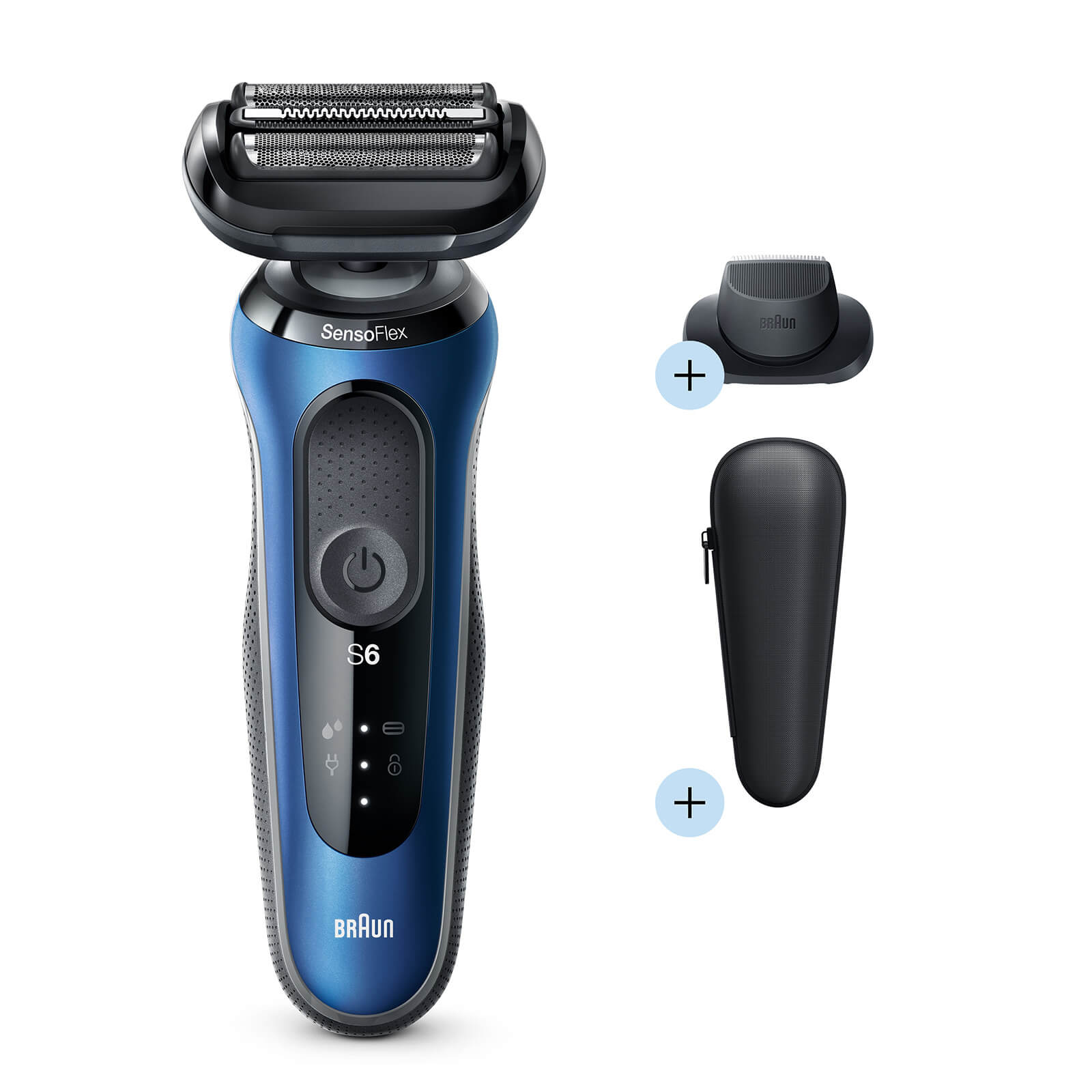 

Braun Series 6, 60-B1200s Electric Shaver, Blue