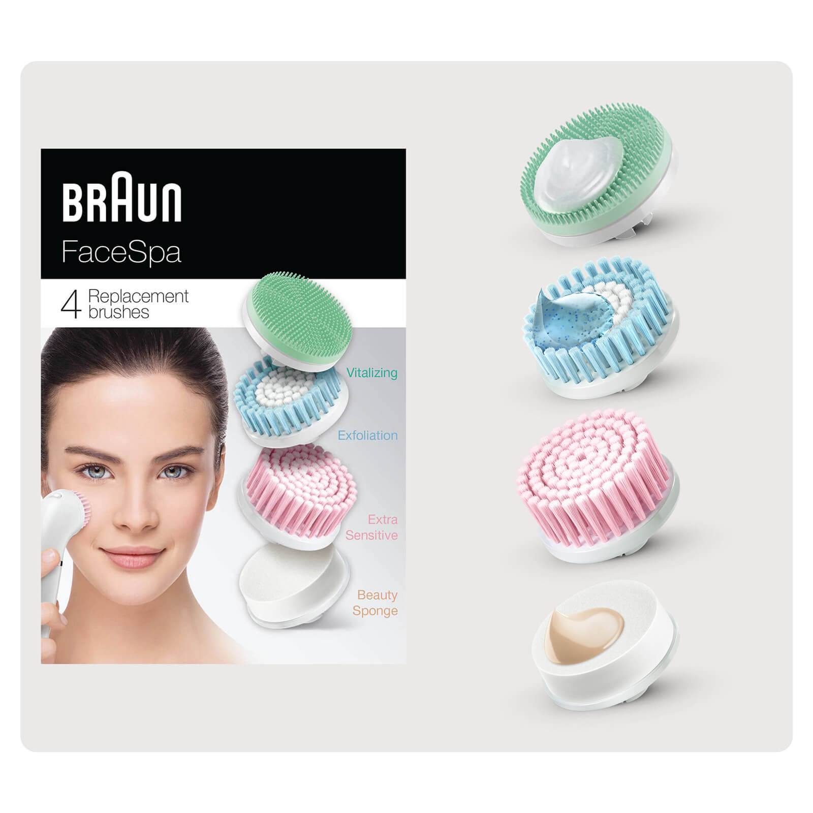 

Braun FaceSpa Replacement Brushes - Bonus Edition
