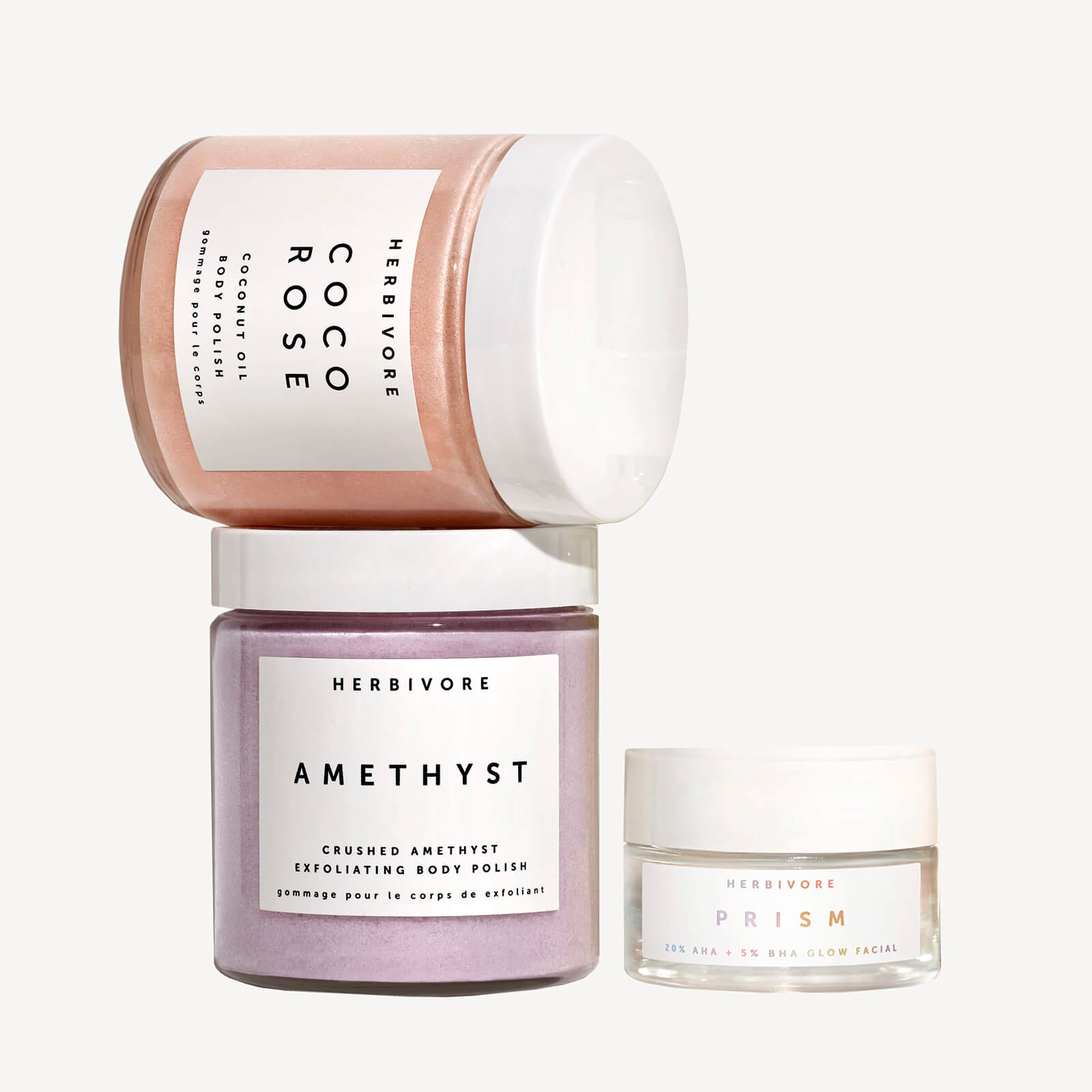 Herbivore Exfoliate and Glow From Head to Toe Set