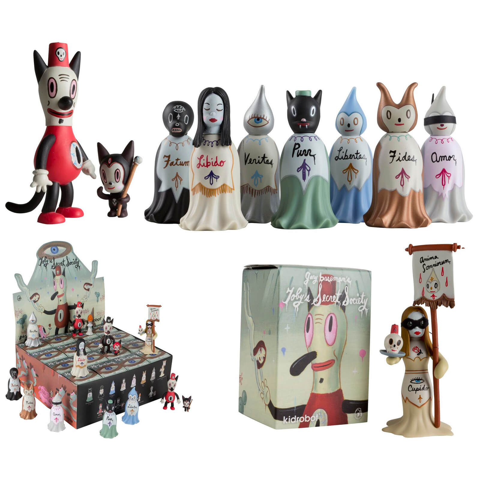 Kidrobot Tobys Secret Society Mini Series 3 Inch Asst
