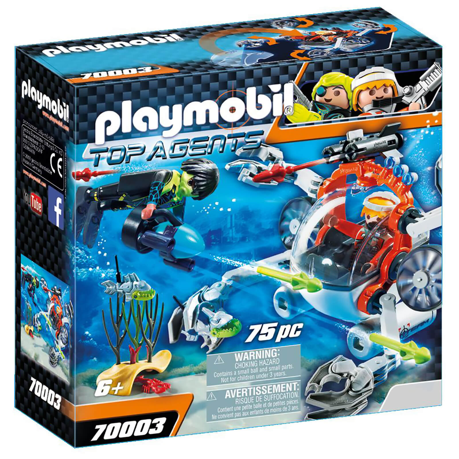Playmobil Top Agents Kit equipo espionaje (70003)