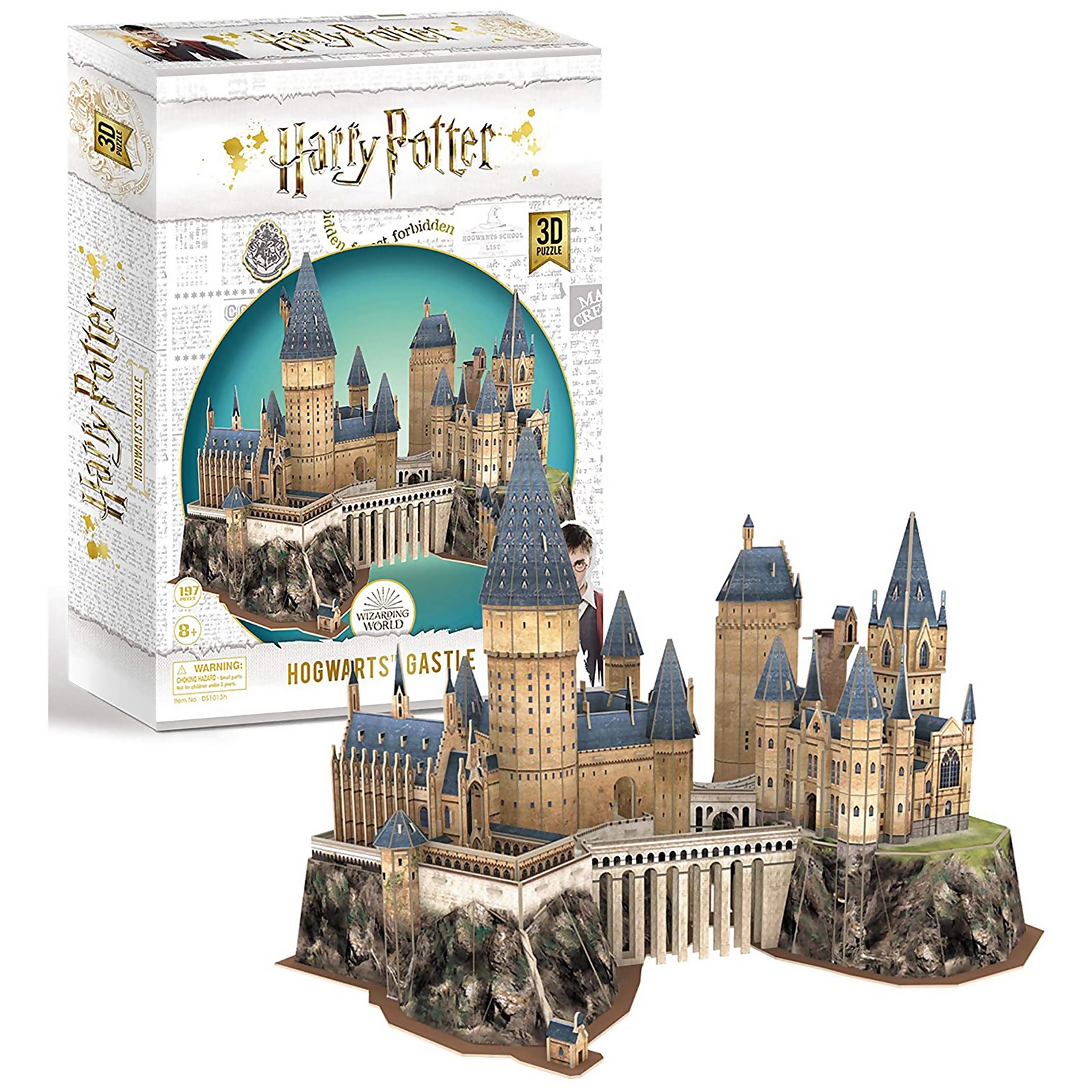 Harry Potter - Hogwarts Castle 3D Jigsaw Puzzle (197 Pieces)