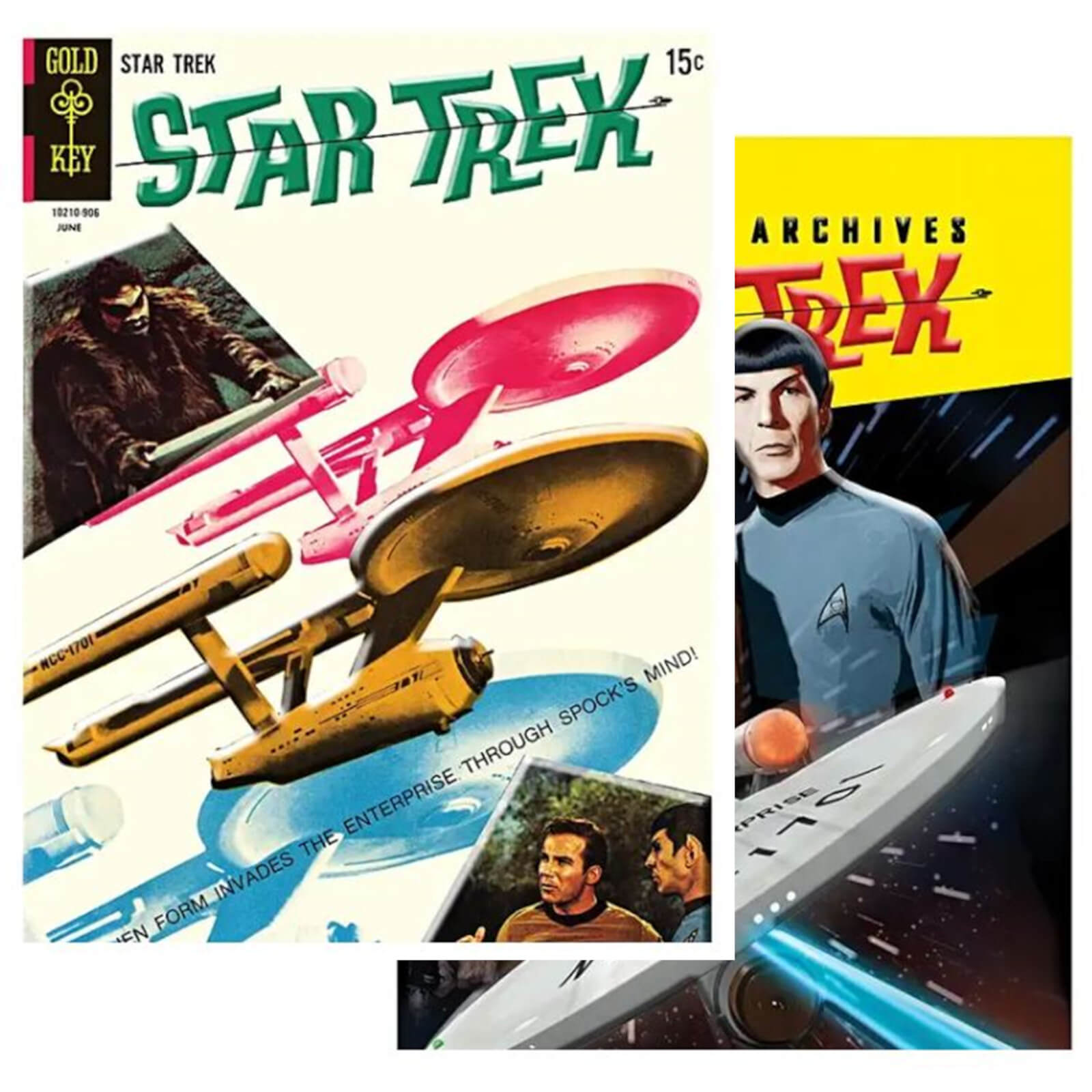 Star Trek Graphic Novels Tin Plates Set of 2