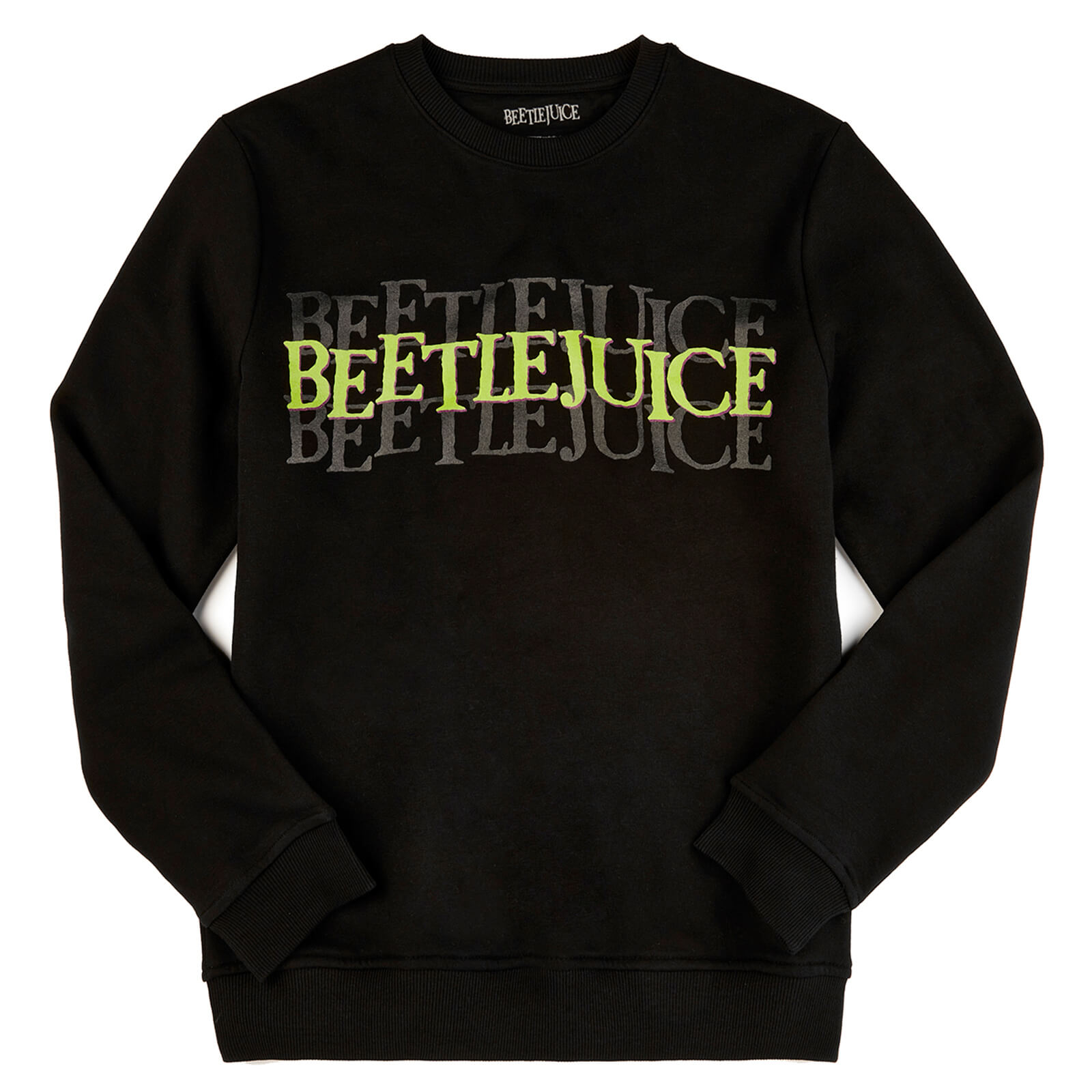 Beetlejuice Say It Three Times Sweatshirt - Black - XXL - Black