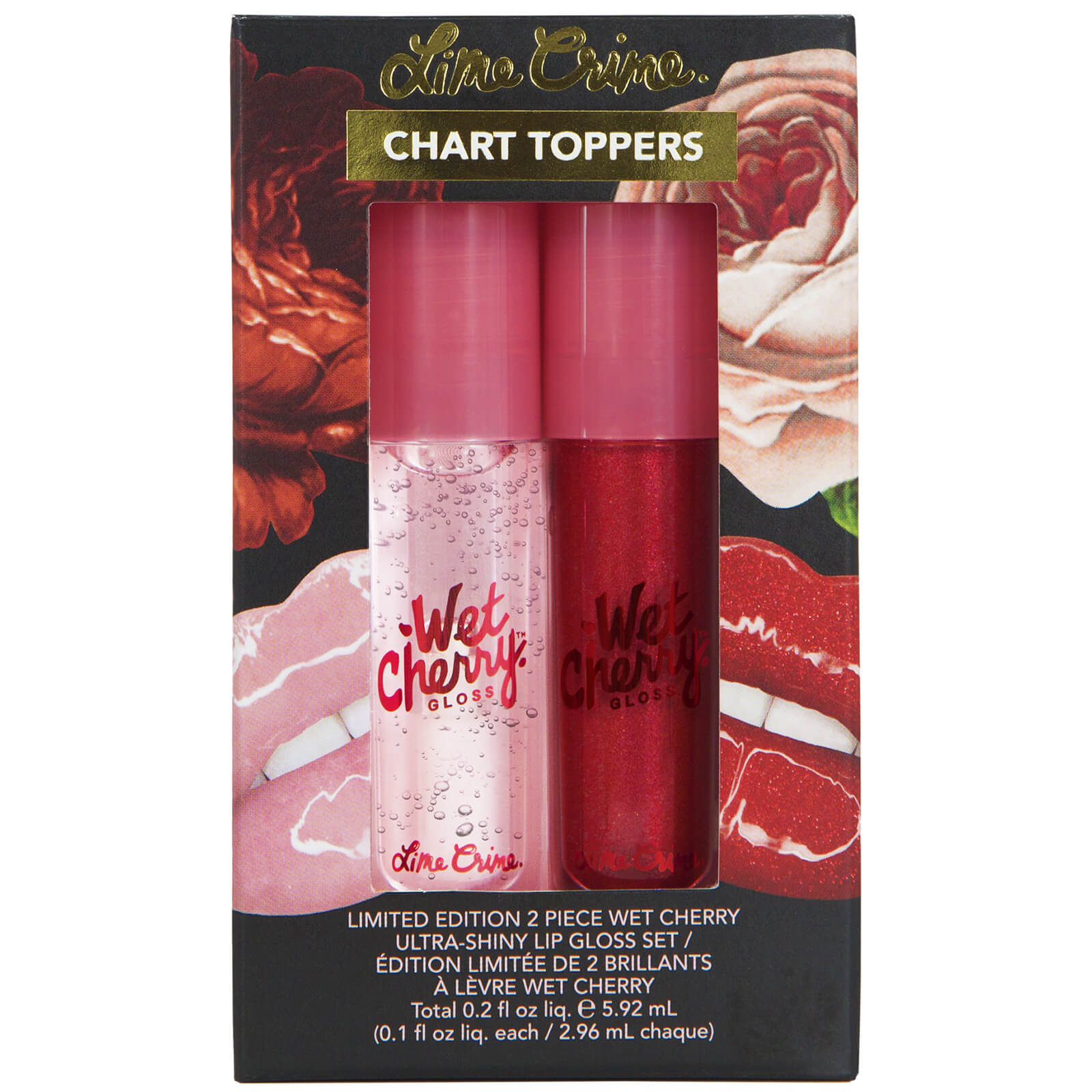 

Lime Crime Chart Toppers Wet Cherry Set