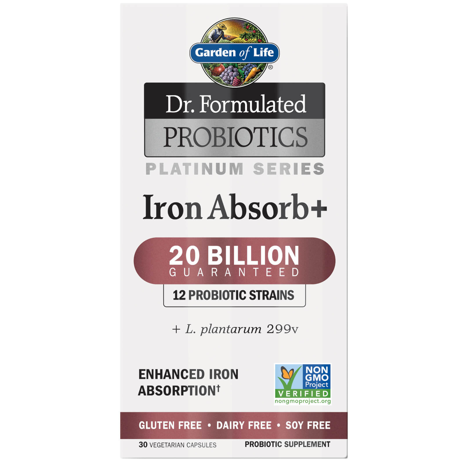 

Microbiomes Platinum Absorbtion de Fer - Réfrigéré - 30 Capsules