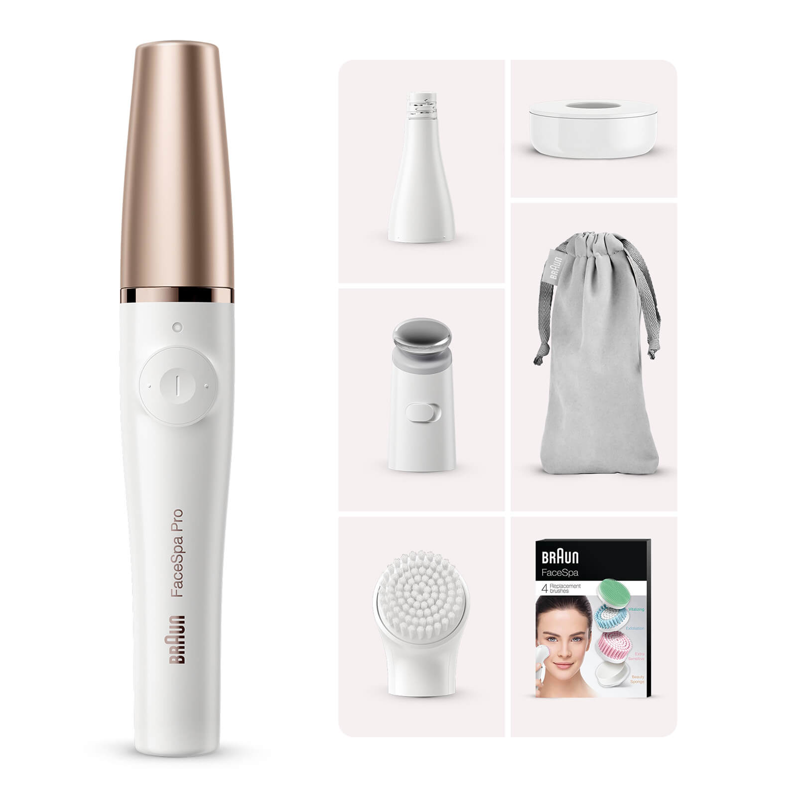 

Braun FaceSpa Pro with Bonus Edition Brush Refill Bundle