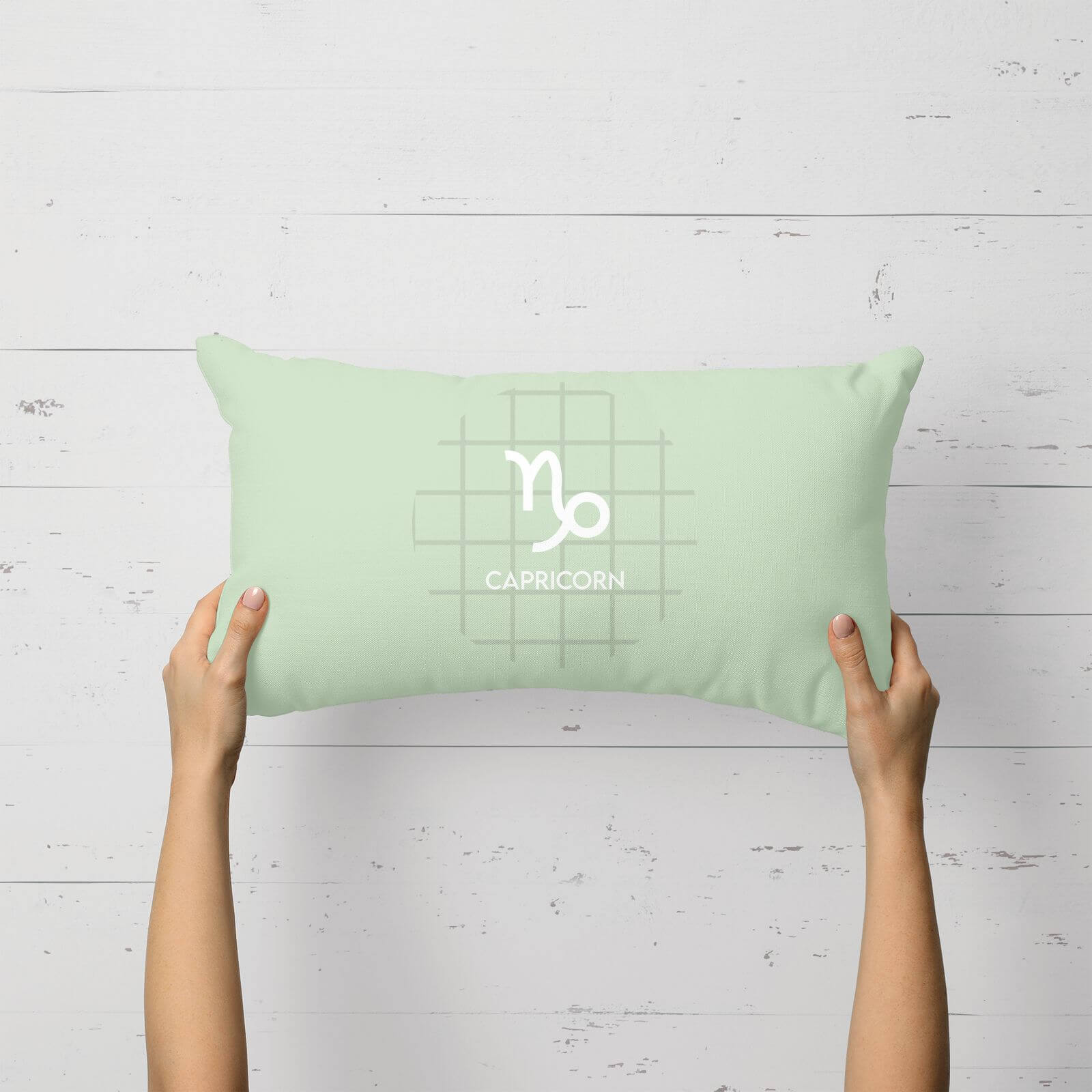 Pastel Capricorn Rectangular Cushion - 30x50cm - Soft Touch