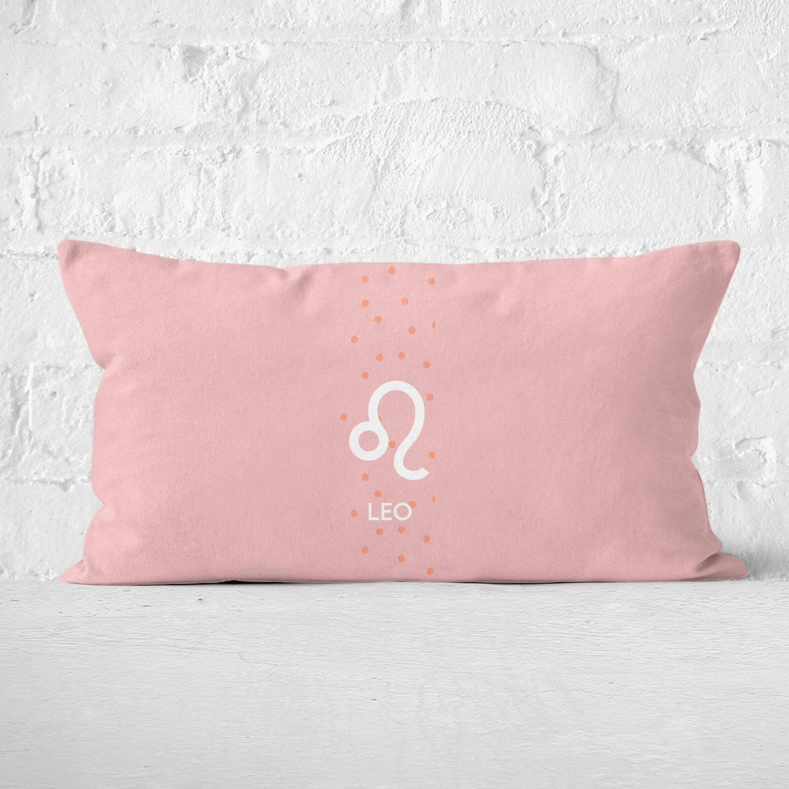 Pastel Leo Rectangular Cushion - 30x50cm - Soft Touch