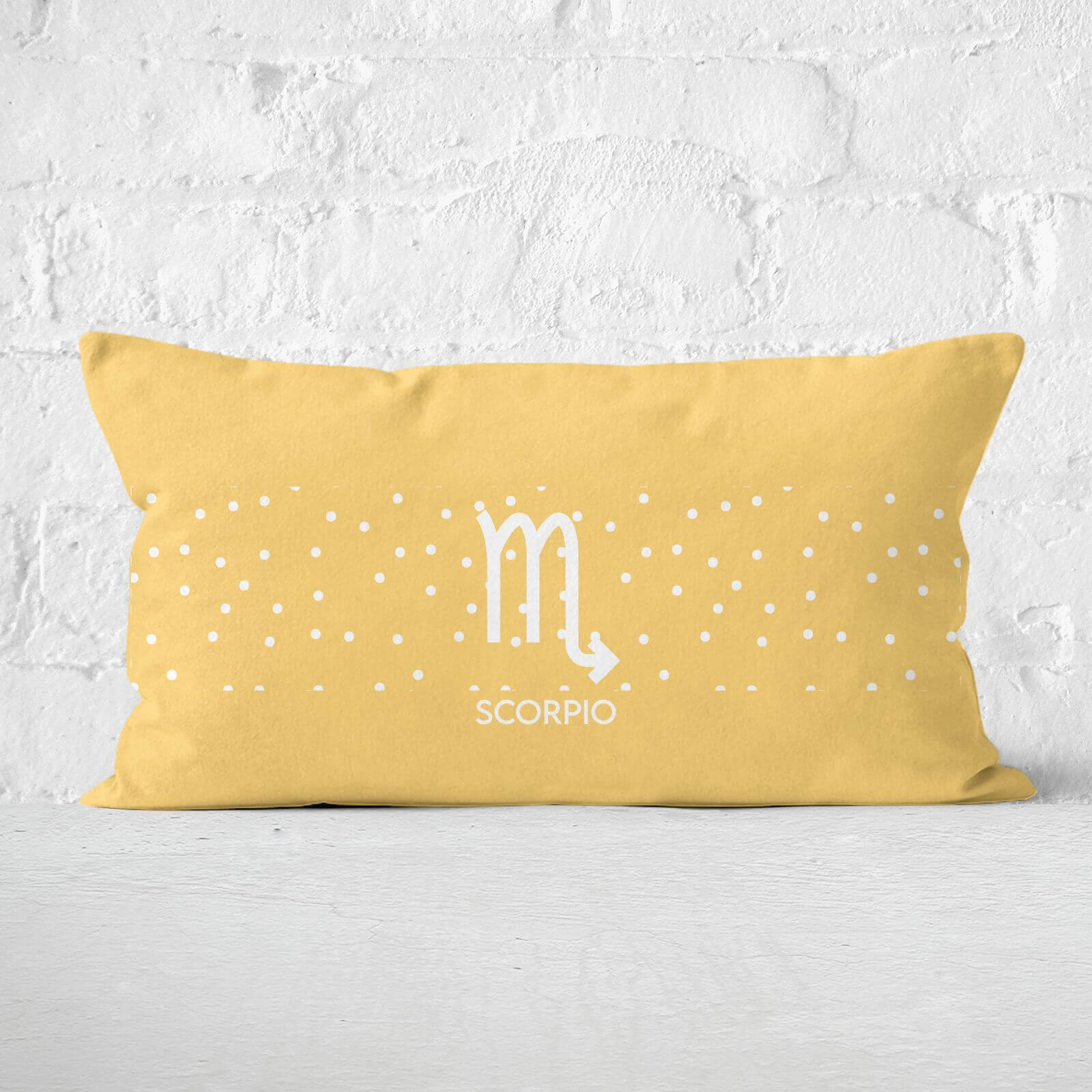 Pastel Scorpio Rectangular Cushion - 30x50cm - Soft Touch