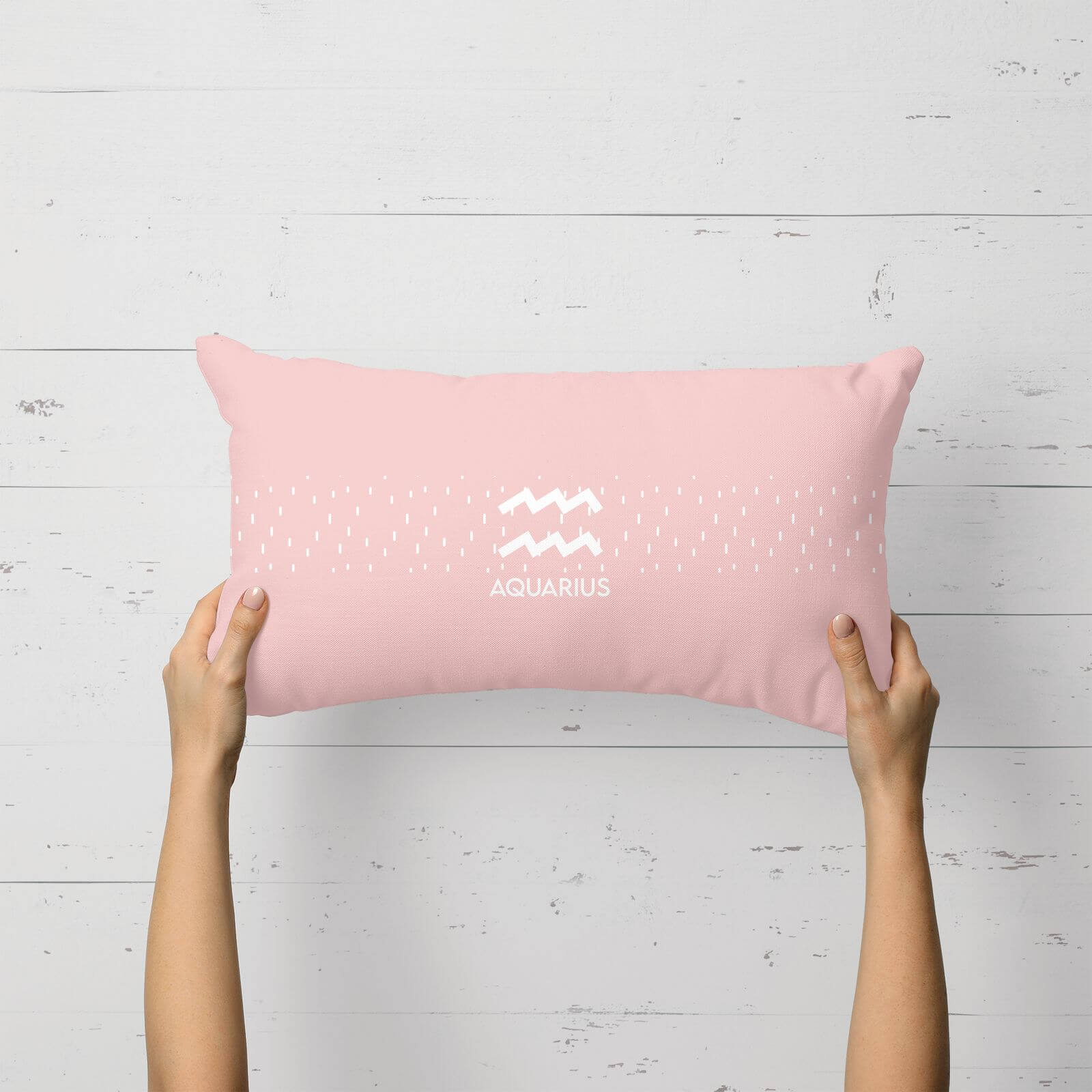 Pastel Aquarius Rectangular Cushion - 30x50cm - Soft Touch