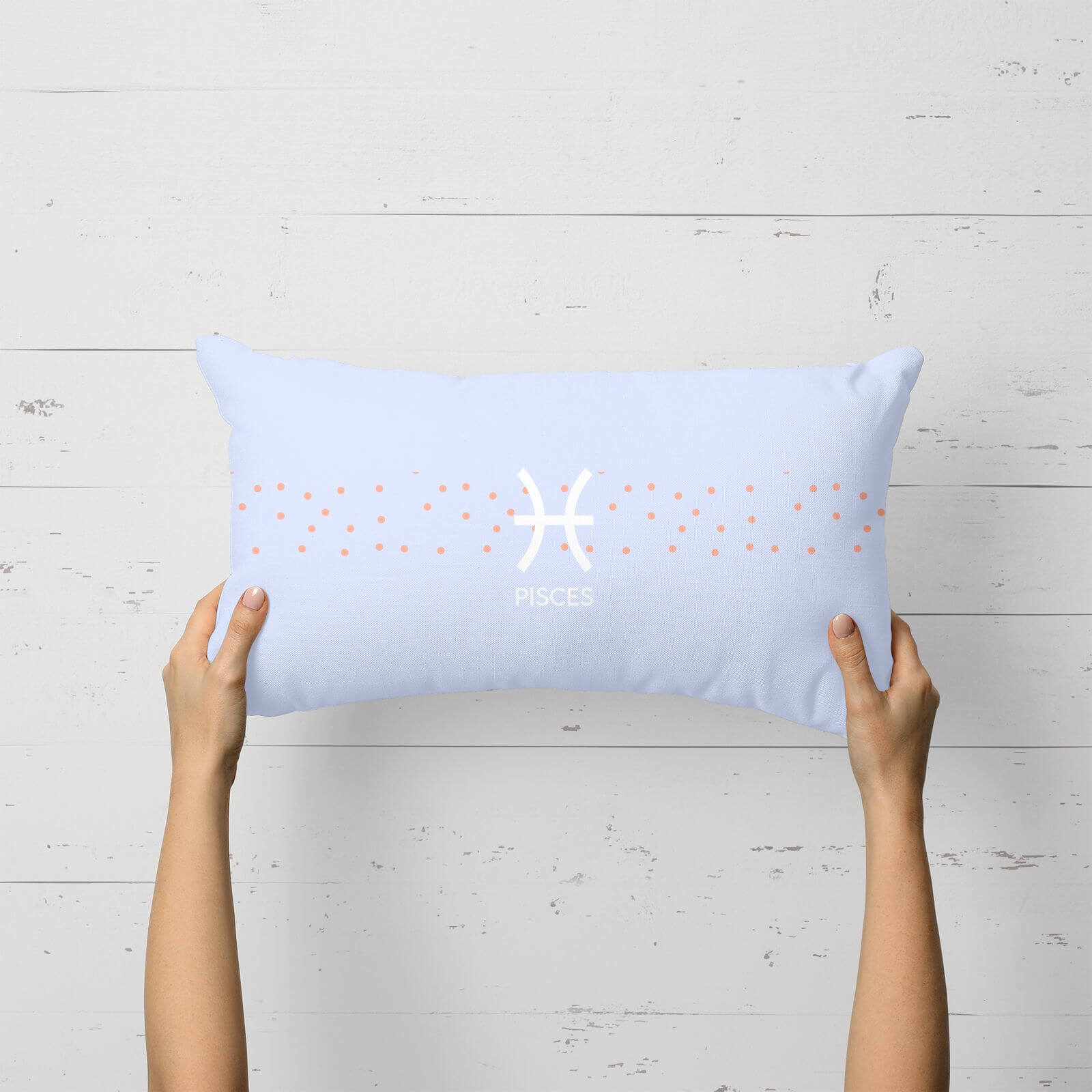 Pastel Pisces Rectangular Cushion - 30x50cm - Soft Touch