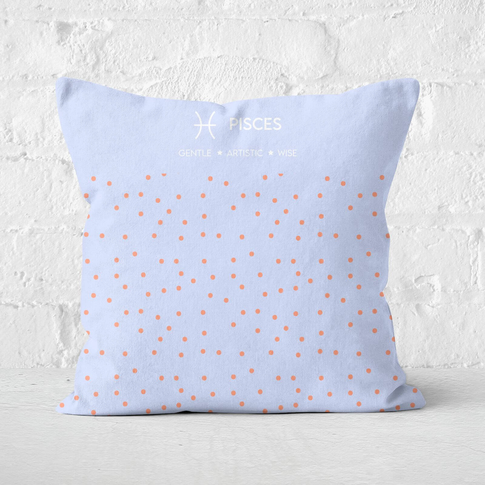 Pastel Pisces Square Cushion - 40x40cm - Soft Touch