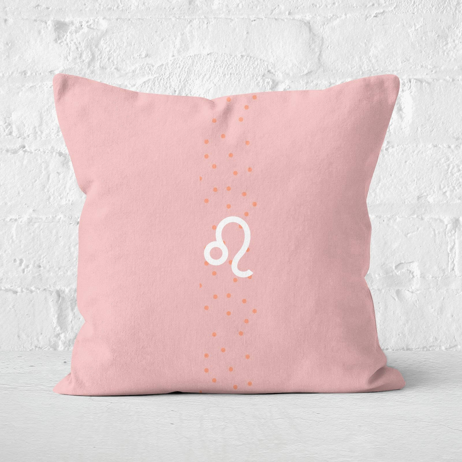 Pastel Leo Square Cushion - 60x60cm - Soft Touch