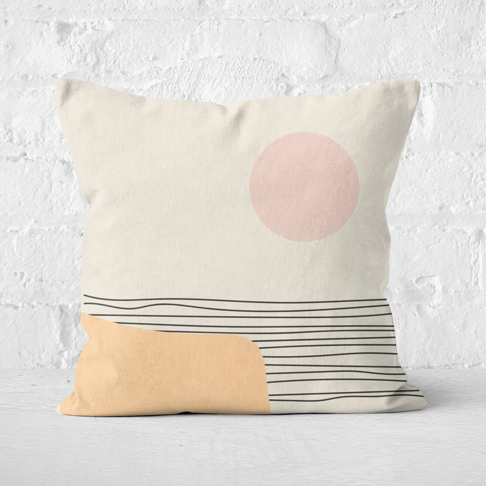 Sea Sunset Square Cushion - 60x60cm - Soft Touch