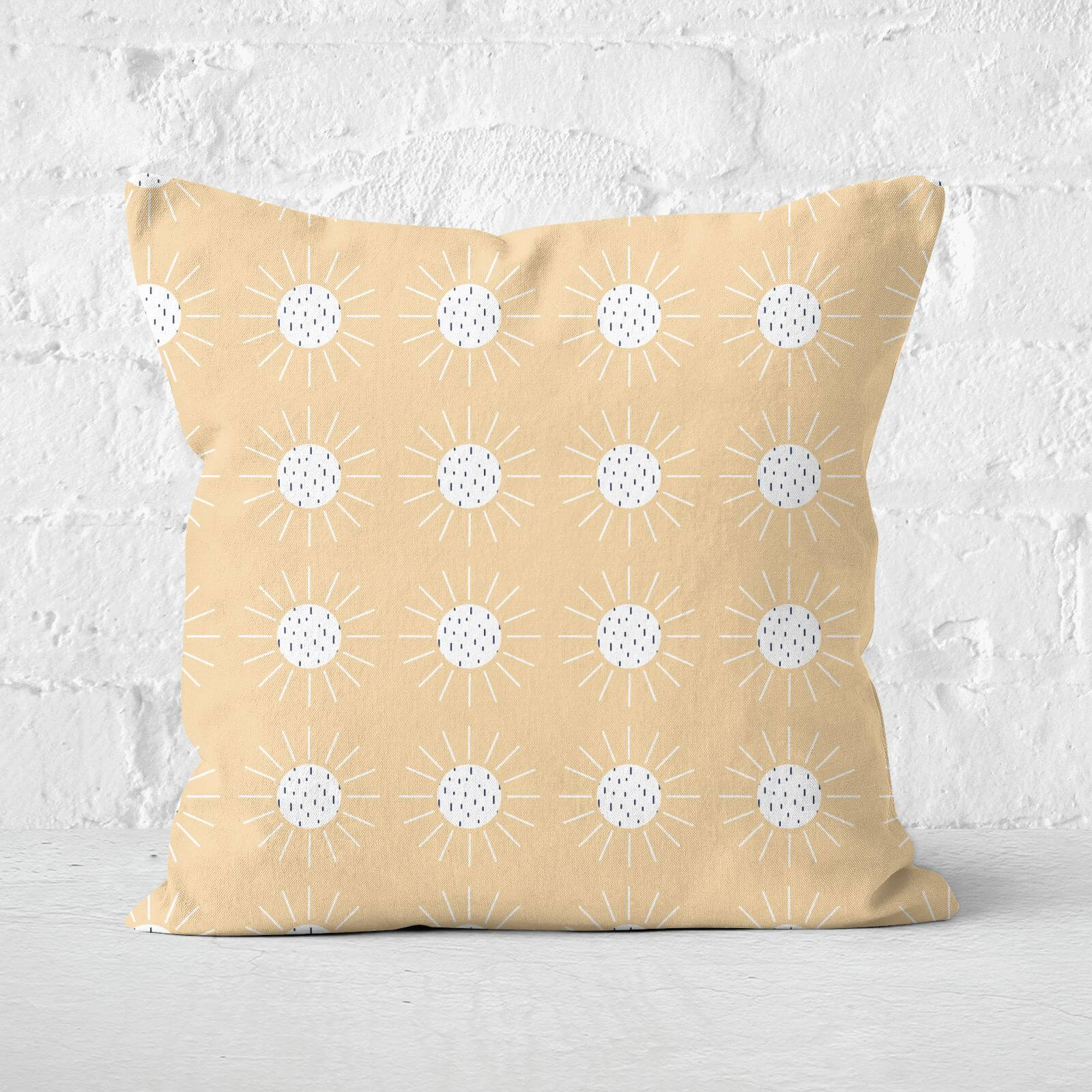 Polka Sun-Rays Square Cushion - 60x60cm - Soft Touch