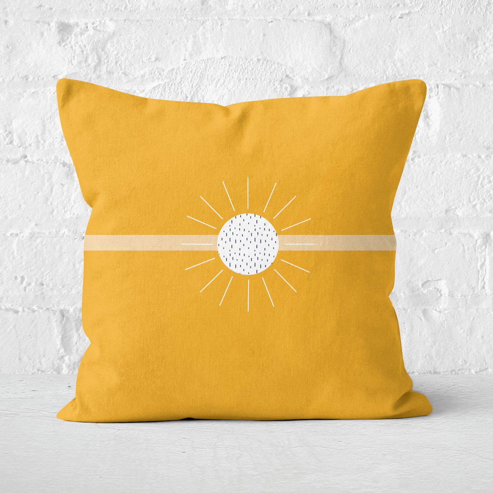 Sun-rays Square Cushion - 60x60cm - Soft Touch