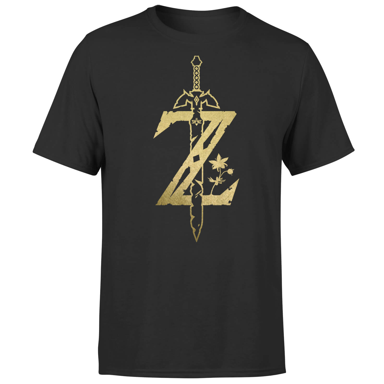 

Nintendo Limited Edition Zelda Metallic Unisex T-Shirt - Black - XXL