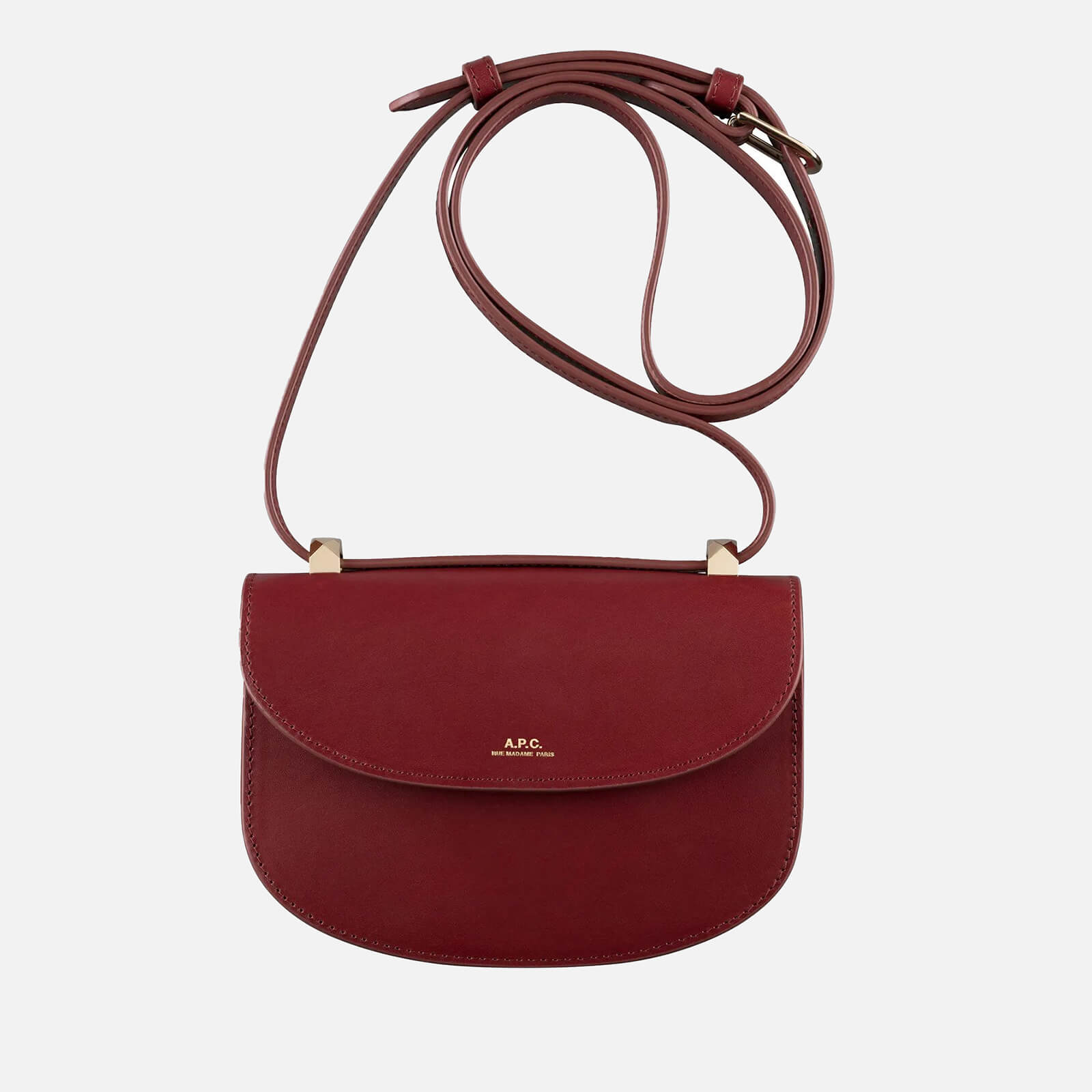 A.P.C. Women's Mini Geneve Cross Body Bag - Wine