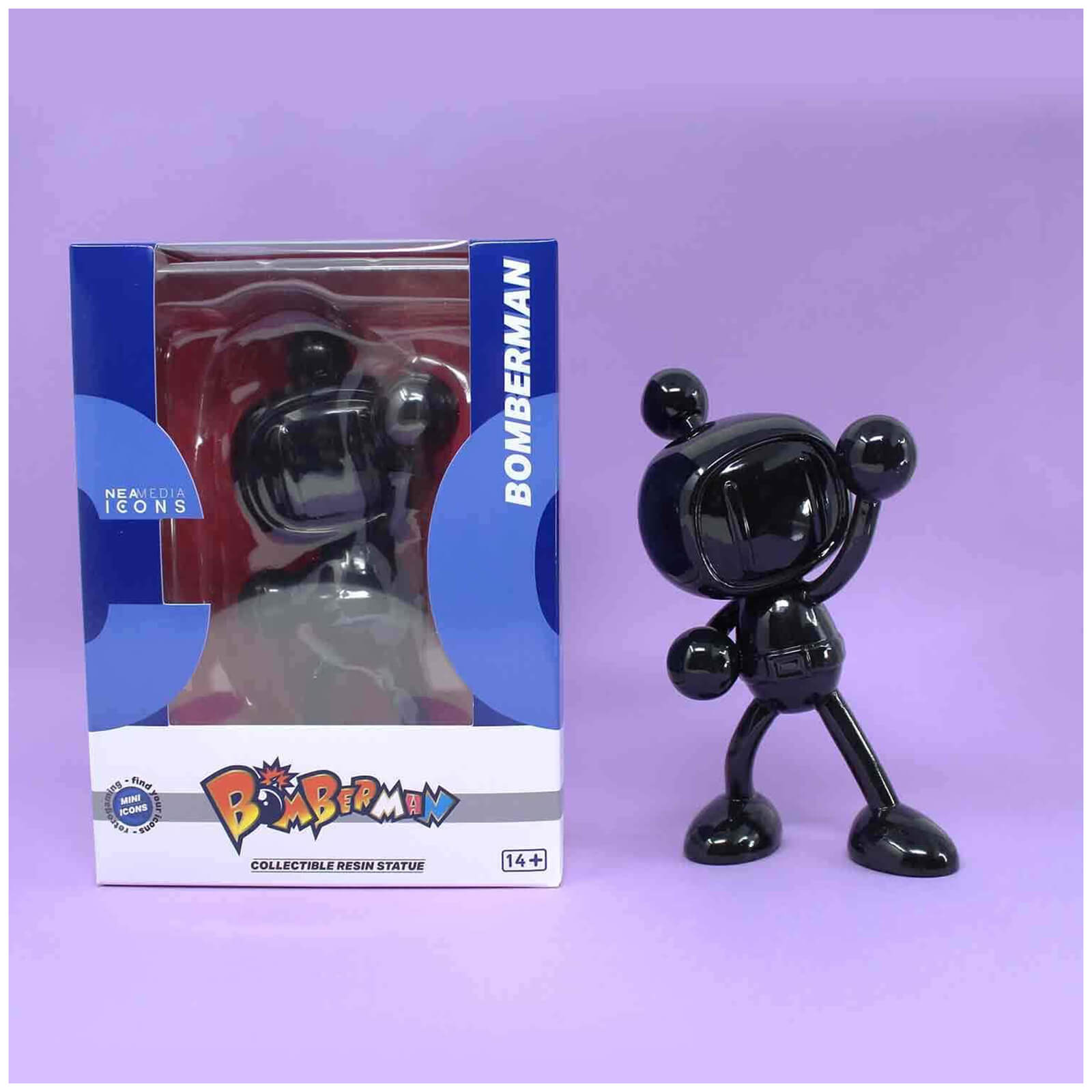 Mini Icons Bomberman 15cm Resin Figure - Black