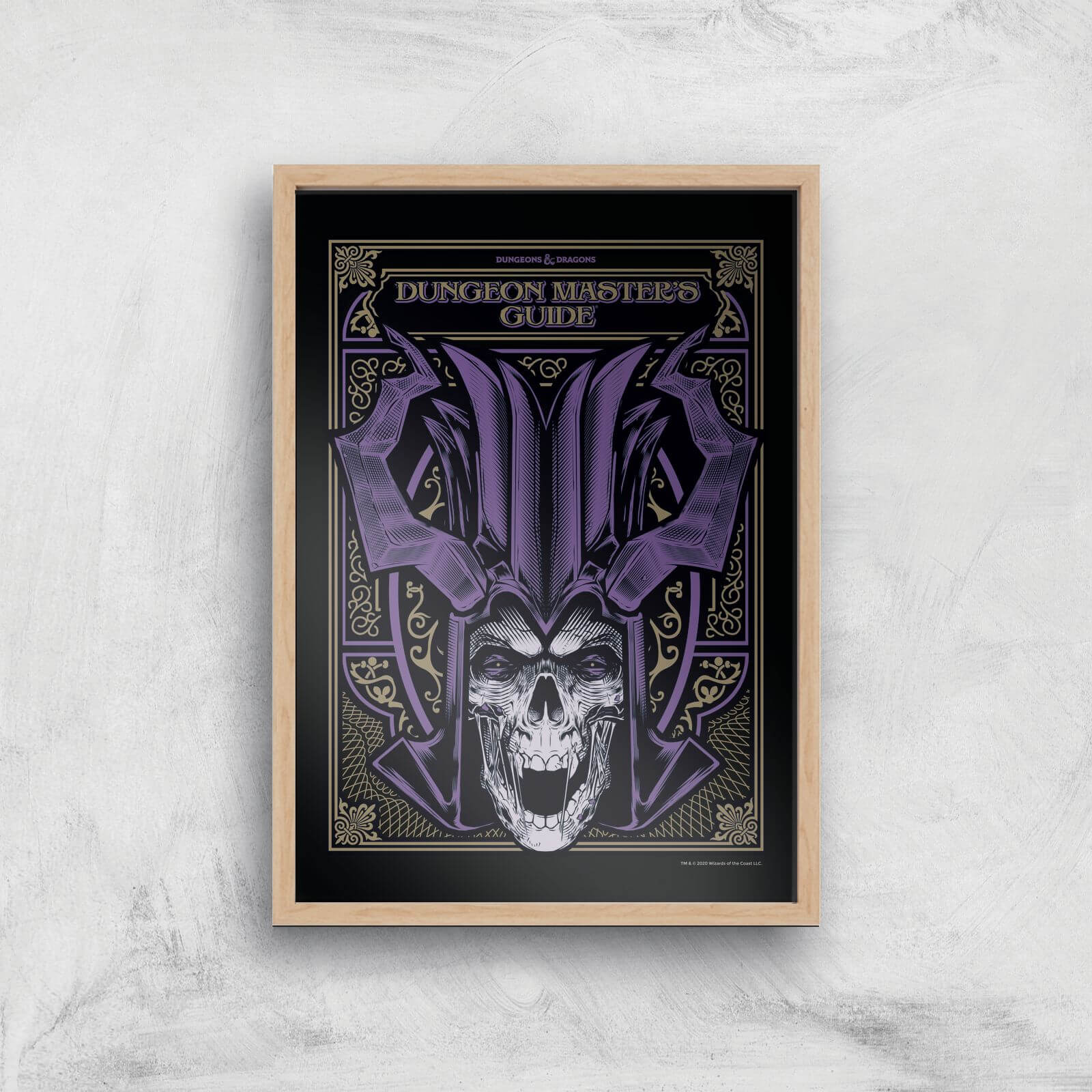 Donjons & Dragons Dungeon Master Giclee Art Print - A3 - Wooden Frame