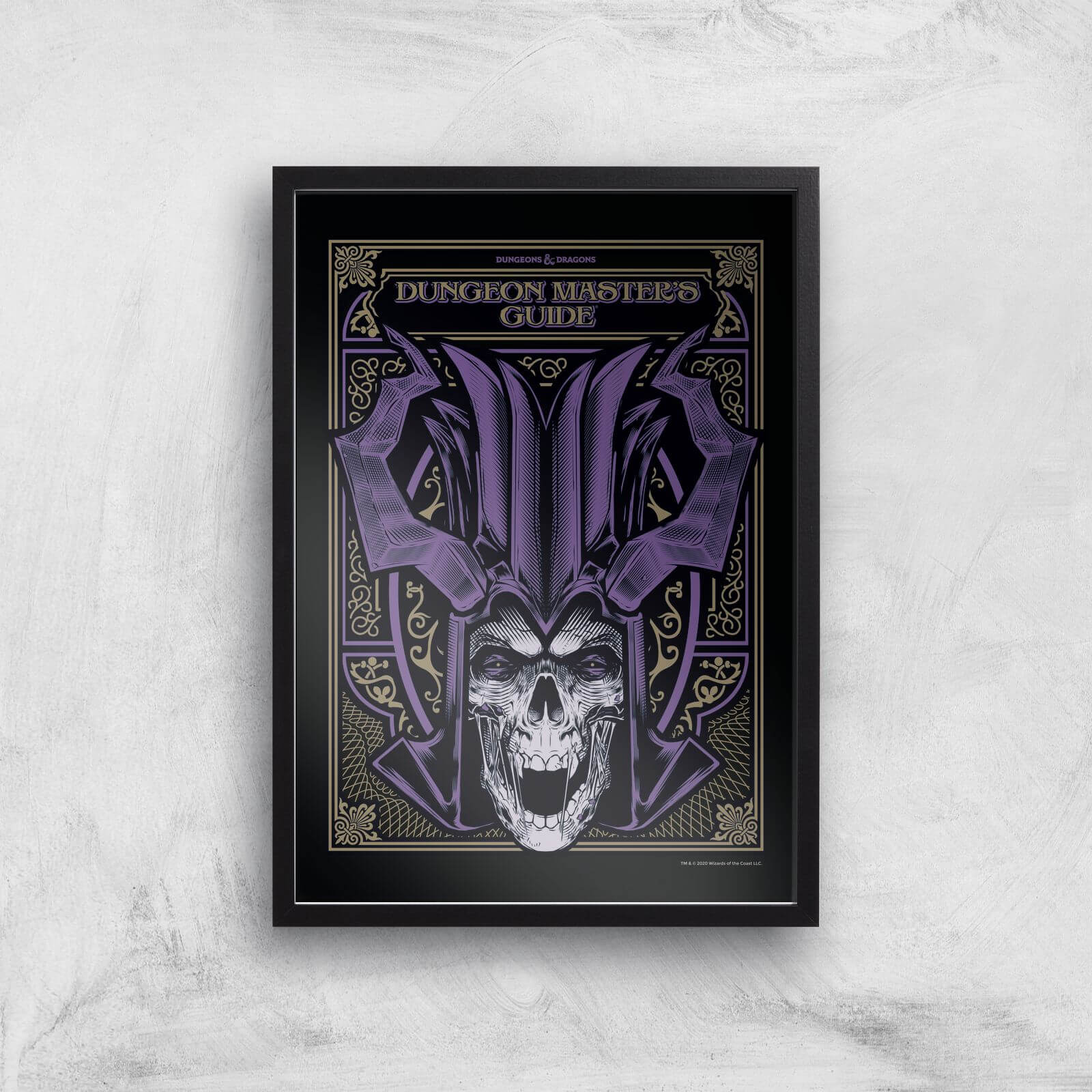 Dungeons & Dragons Dungeon Master Giclee Art Print - A2 - Black Frame