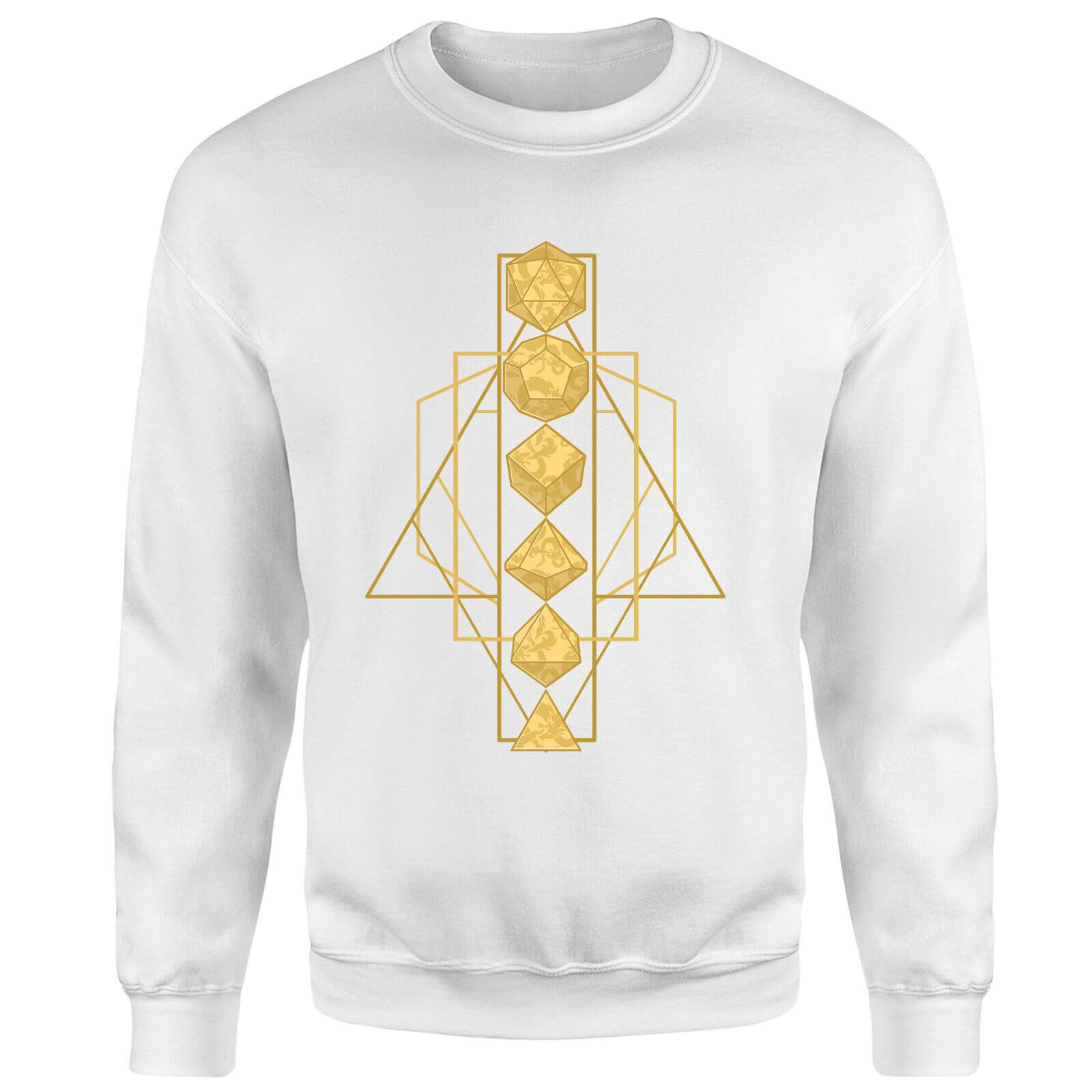 Donjons & Dragons Celestial Dice Sweatshirt - blanc - M - Blanc