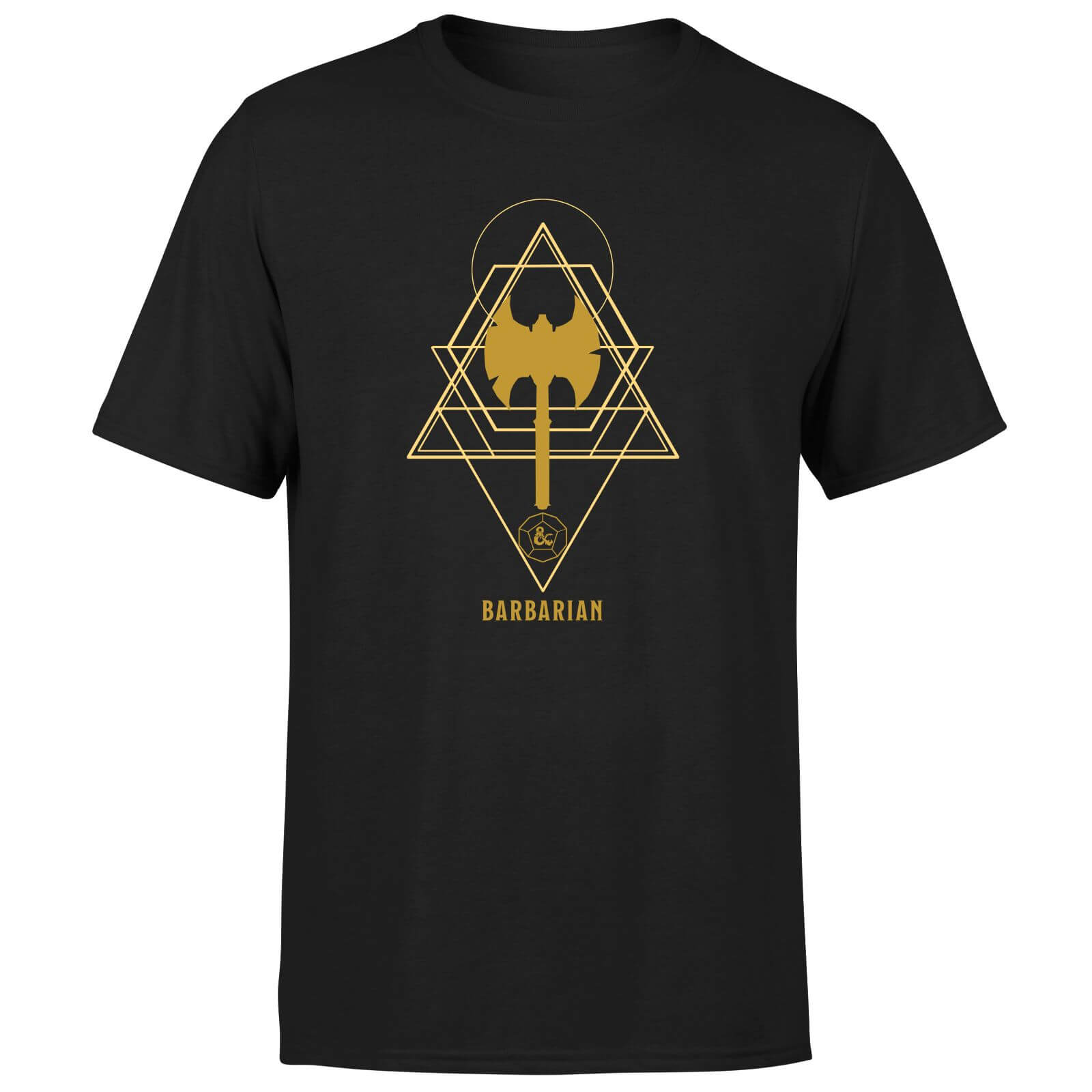 Donjons & Dragons Barbarian homme t-shirt - noir - L - Noir
